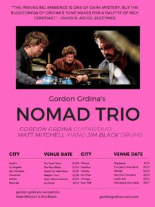 Gordon Grdina's Nomad Trio w/Matt Mitchell and Jim Black