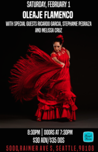 Oleaje Flamenco with Special Guests Ricardo Garcia, Stephanie Pedraza and Melissa Cruz