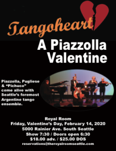 Tangoheart Presents: A Piazzolla Valentine