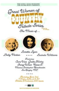 Great Women of Country: The Music of Dolly Parton, Loretta Lynn and Lucinda Williams