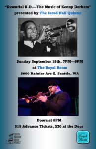 'Essential K.D. – The Music of Kenny Dorham' presented by The Jared Hall Quintet