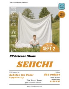 Seiichi EP Release Show//Babylon the Babel//SAPPHIRE CITY