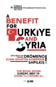 Benefit for Disaster Aid in Türkiye/Syria