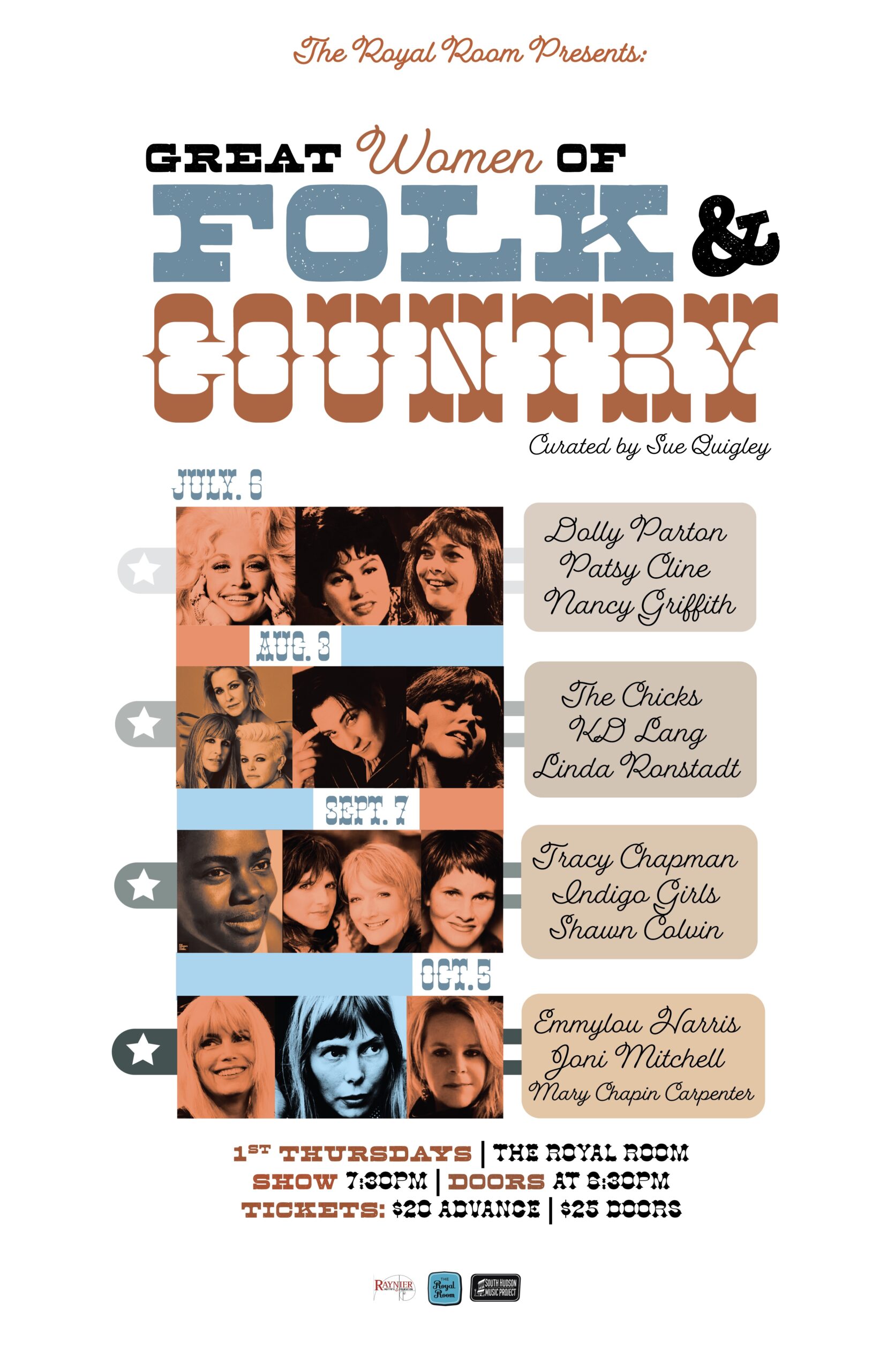 Great Women of Folk and Country: Music of Emmylou Harris, Joni Mitchell, and Mary Chapin Carpenter