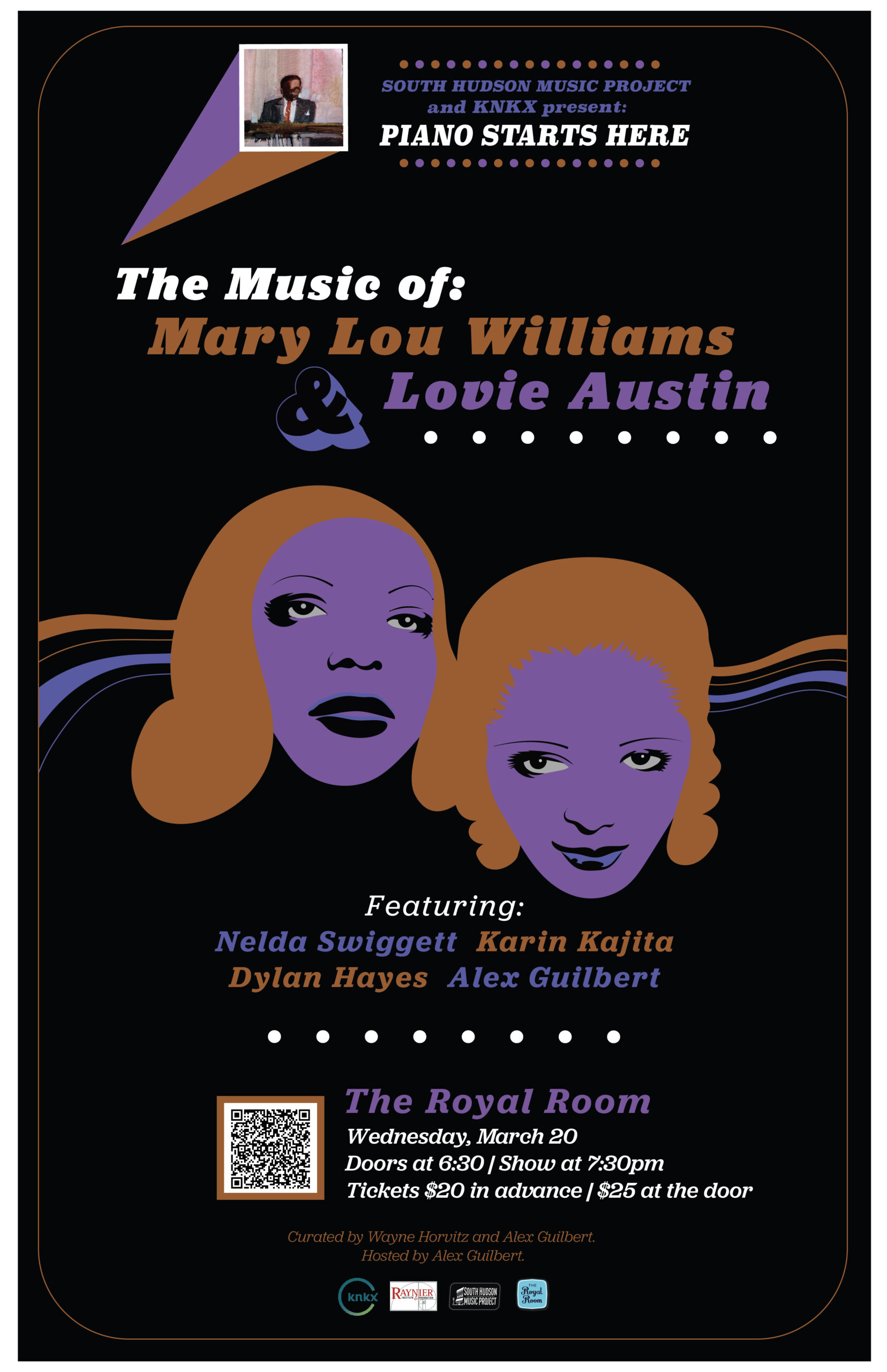 SHMP and KNKX Present: Piano Starts Here- The Music of Mary Lou Williams/Lovie Austin