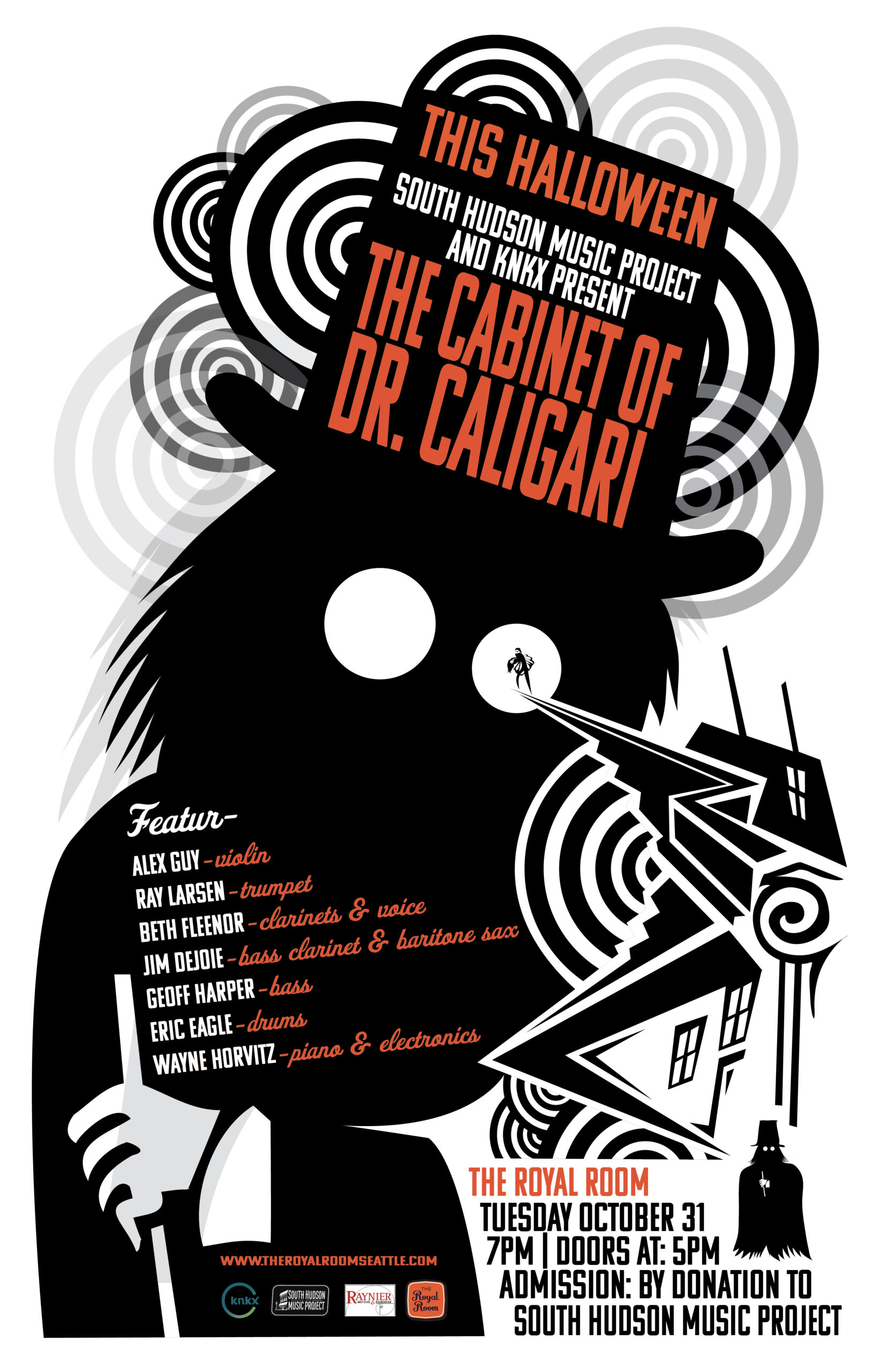 South Hudson Music Project and KNKX Present: The Cabinet of Dr Caligari