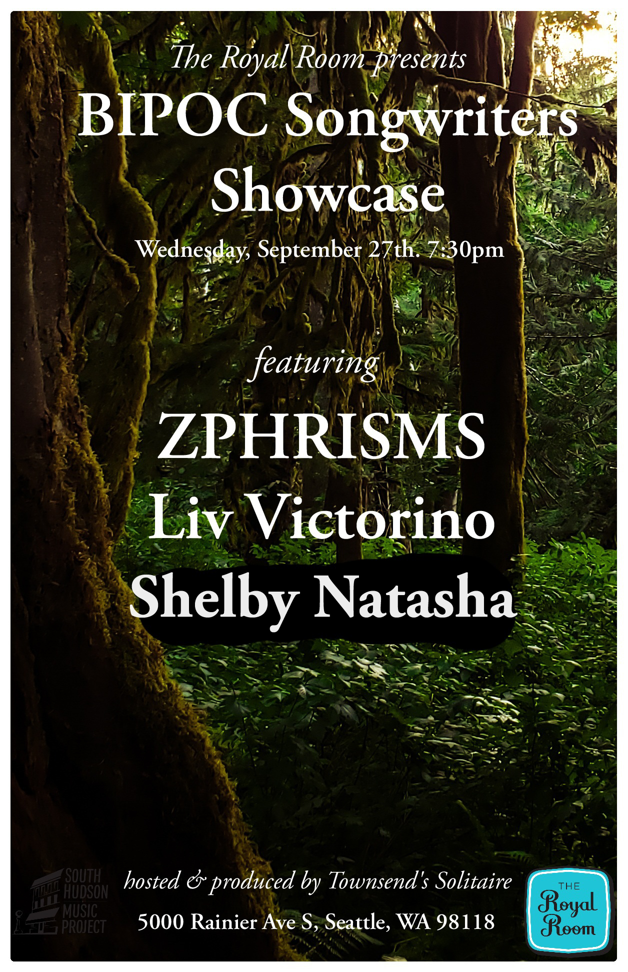 BIPOC Songwriters Showcase featuring ZHPHRISMS, Liv Victorino, and Shelby Natasha