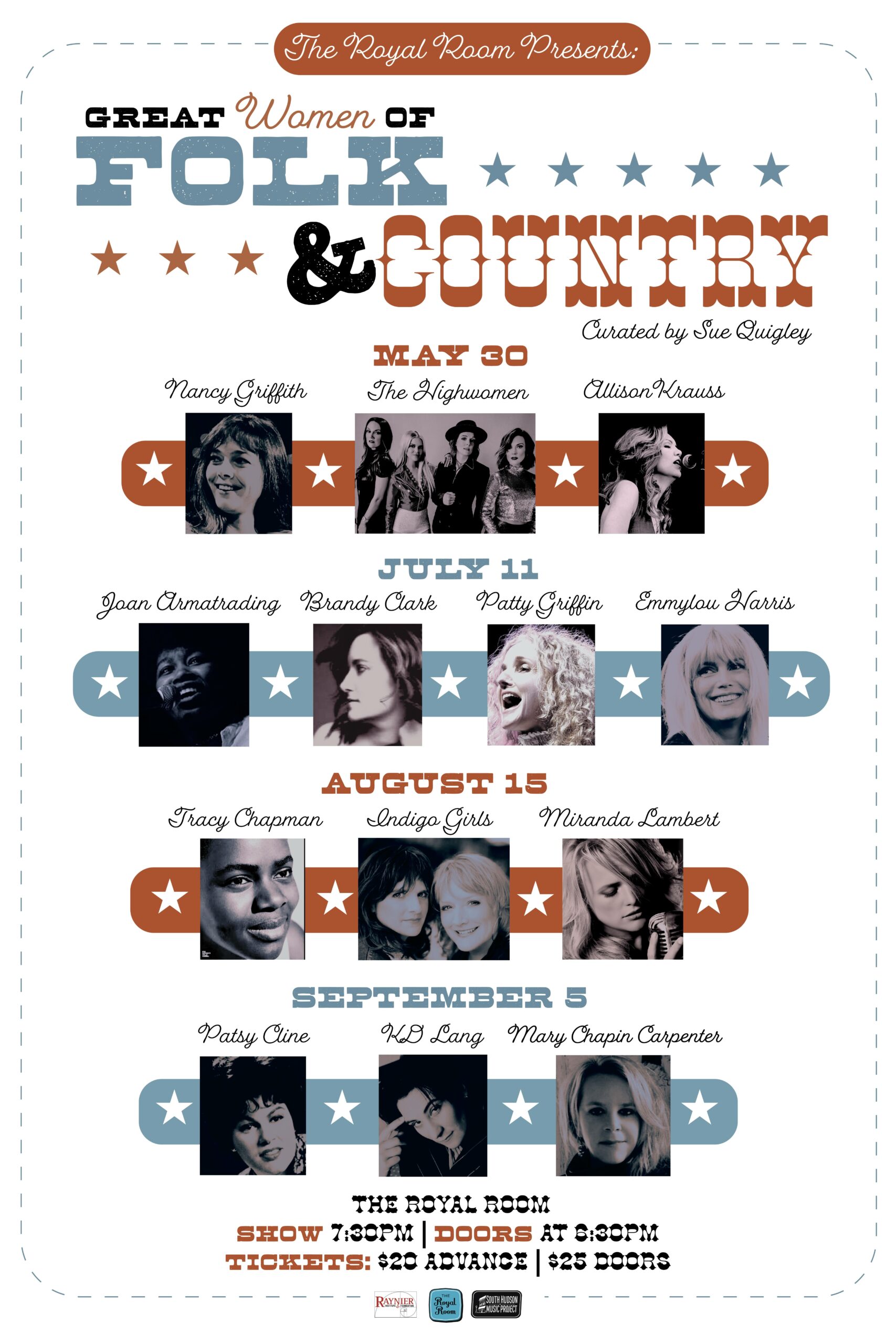 Great Women of Folk and Country: The Music of Patsy Cline, K.D. Lang, Mary Chapin Carpenter