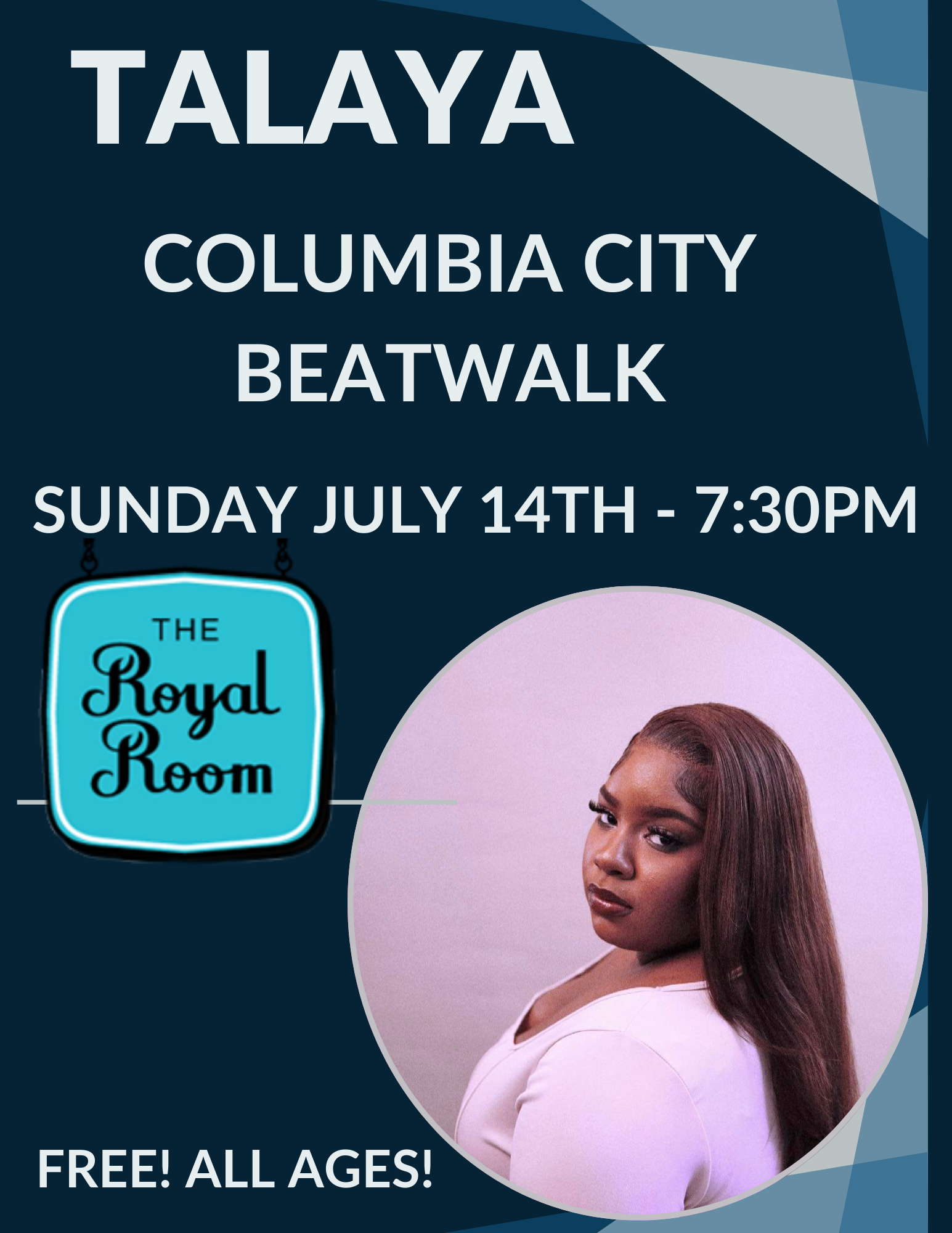 Columbia City Beatwalk Presents: Talaya