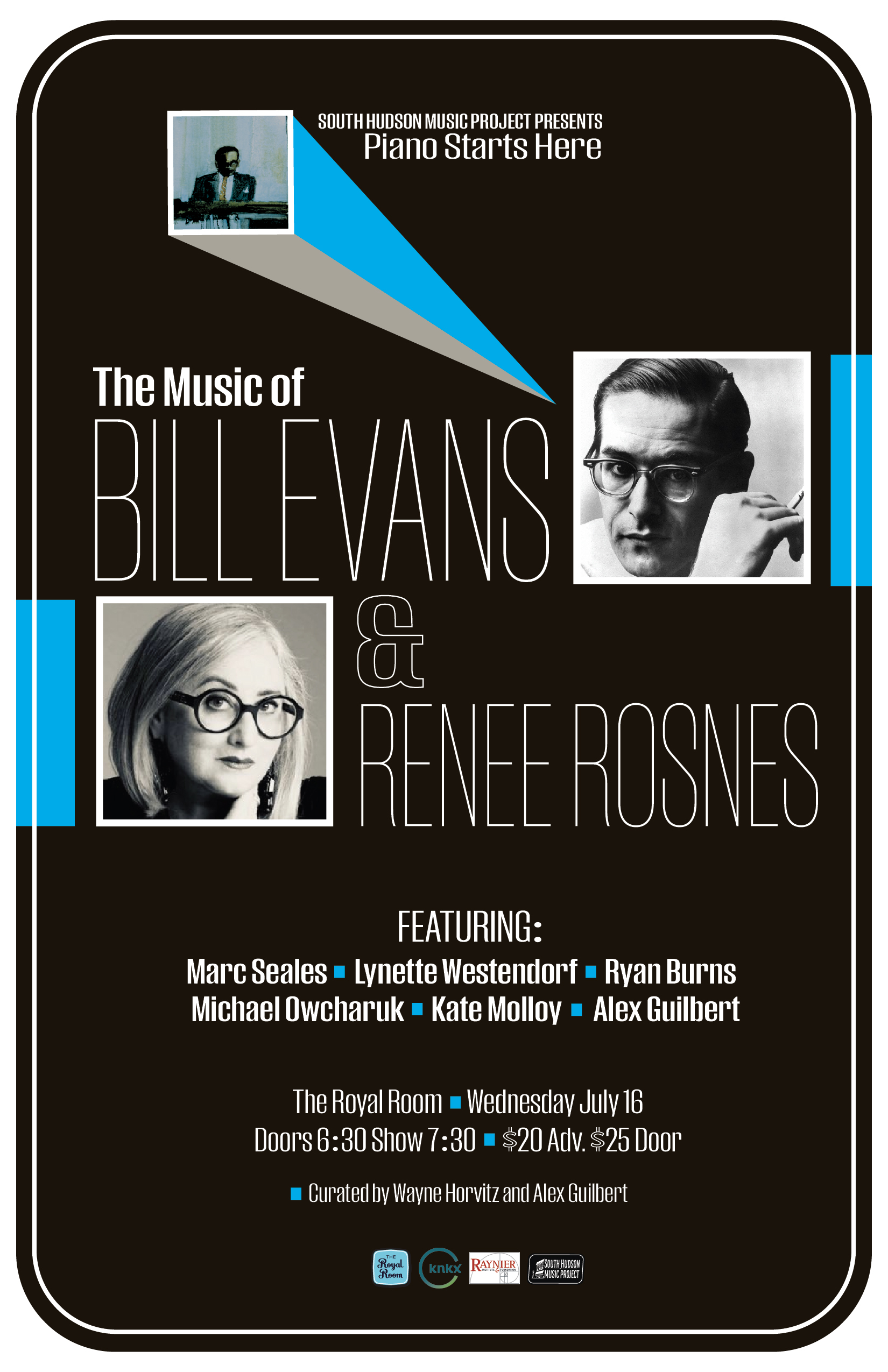 South Hudson Music Project and KNKX Present: Piano Starts Here The Music of Bill Evans/Renee Rosnes