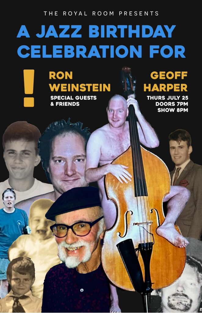 A Jazz Birthday Celebration for Ron Weinstein and Geoff Harper