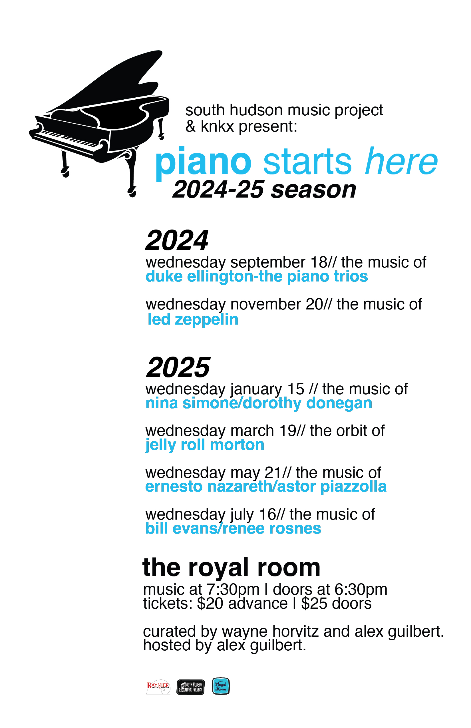 South Hudson Music Project and KNKX Present: Piano Starts Here The Music of Ernesto Nazareth/Astor Piazzolla