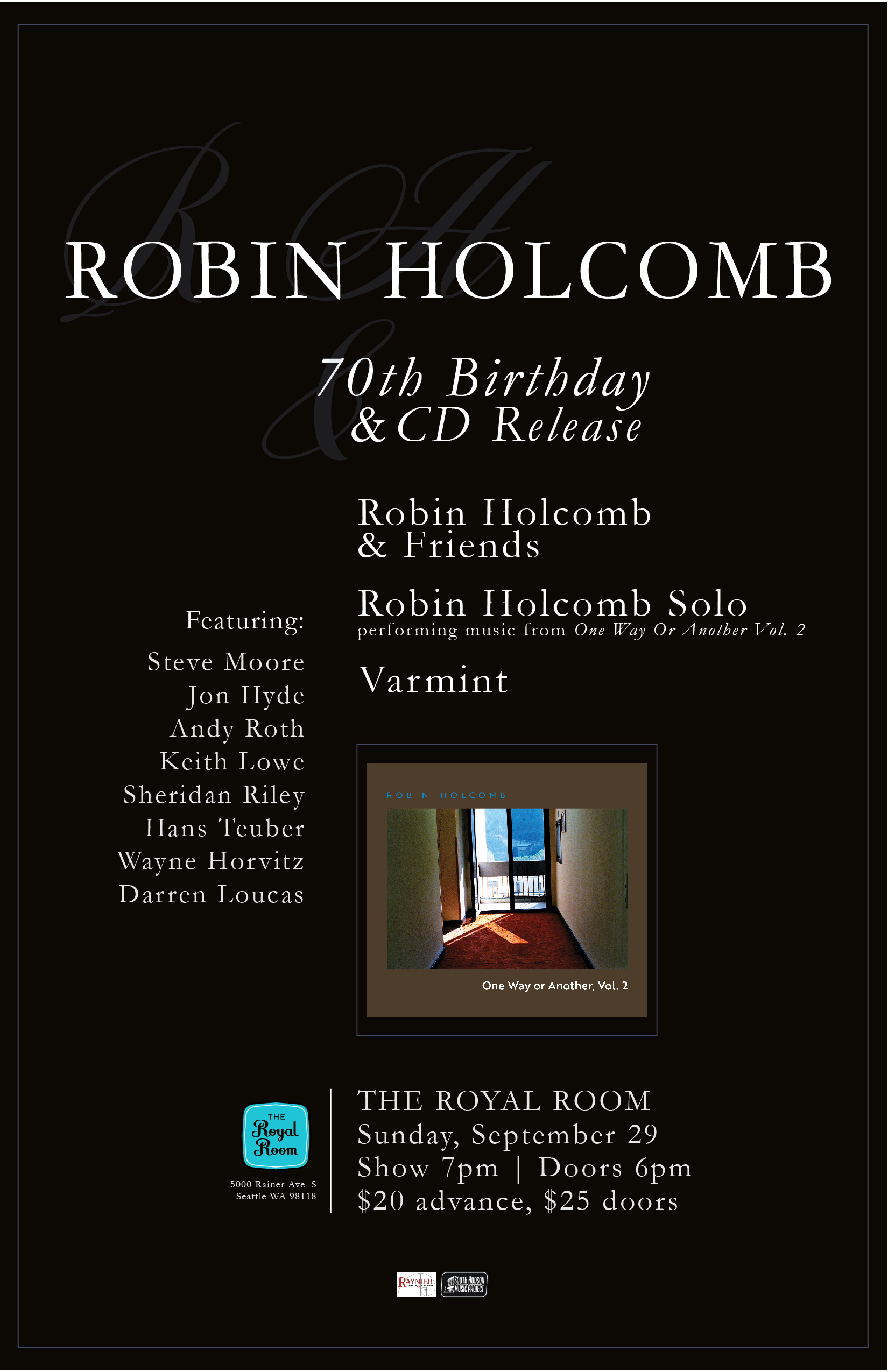 Robin Holcomb 70th Birthday and CD Release