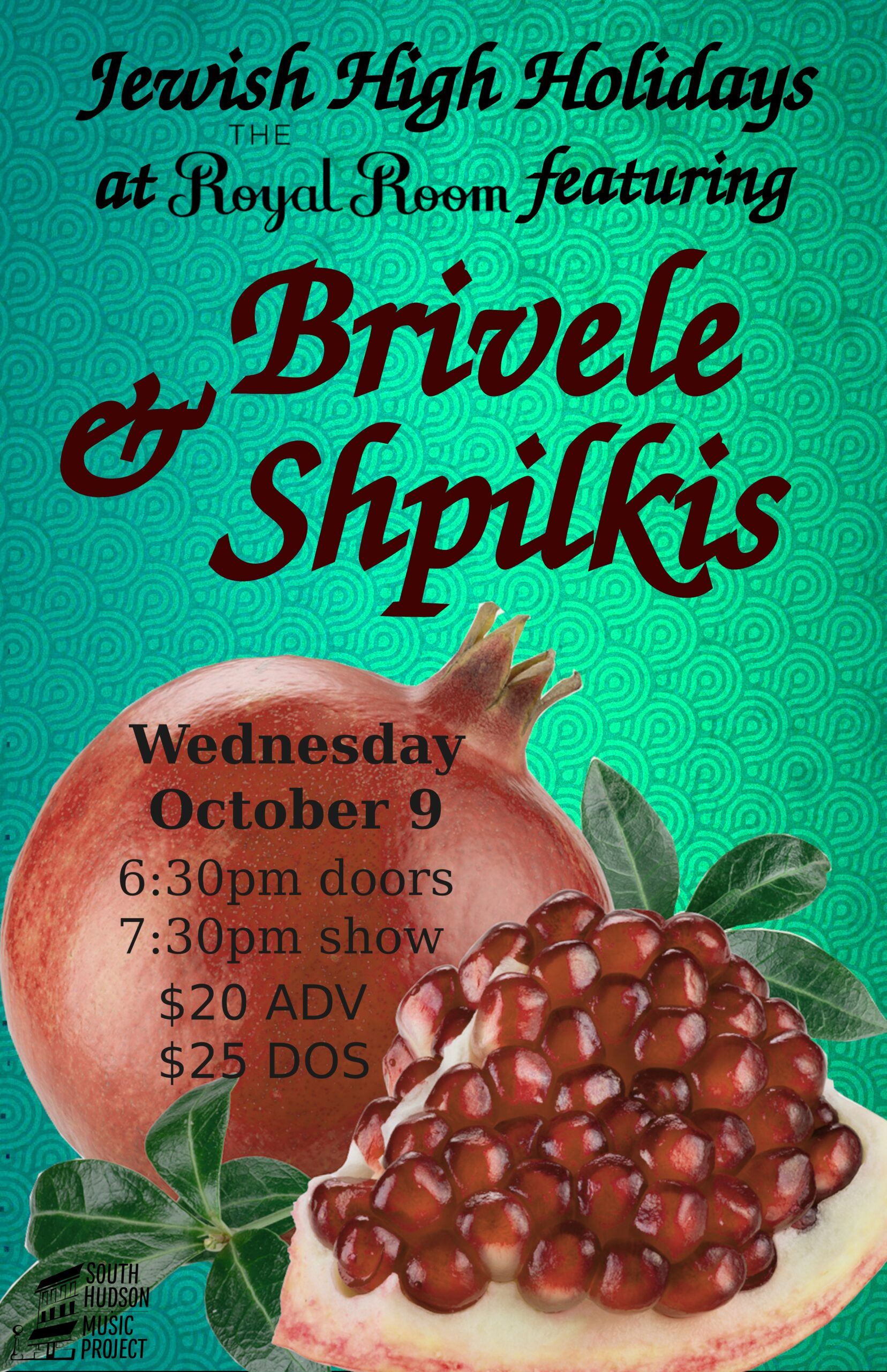 Jewish High Holidays at the Royal Room, featuring Brivele and Shpilkis