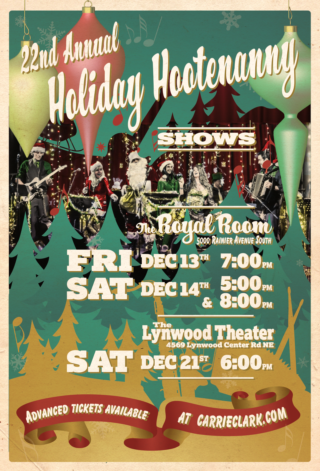 22nd Annual Holiday Hootenanny and Sing-A-Long: Night 2 Early Show