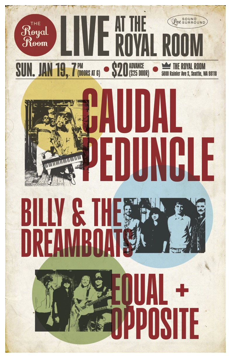 Caudal Peduncle// Billy & the Dreamboats//Equal + Opposite