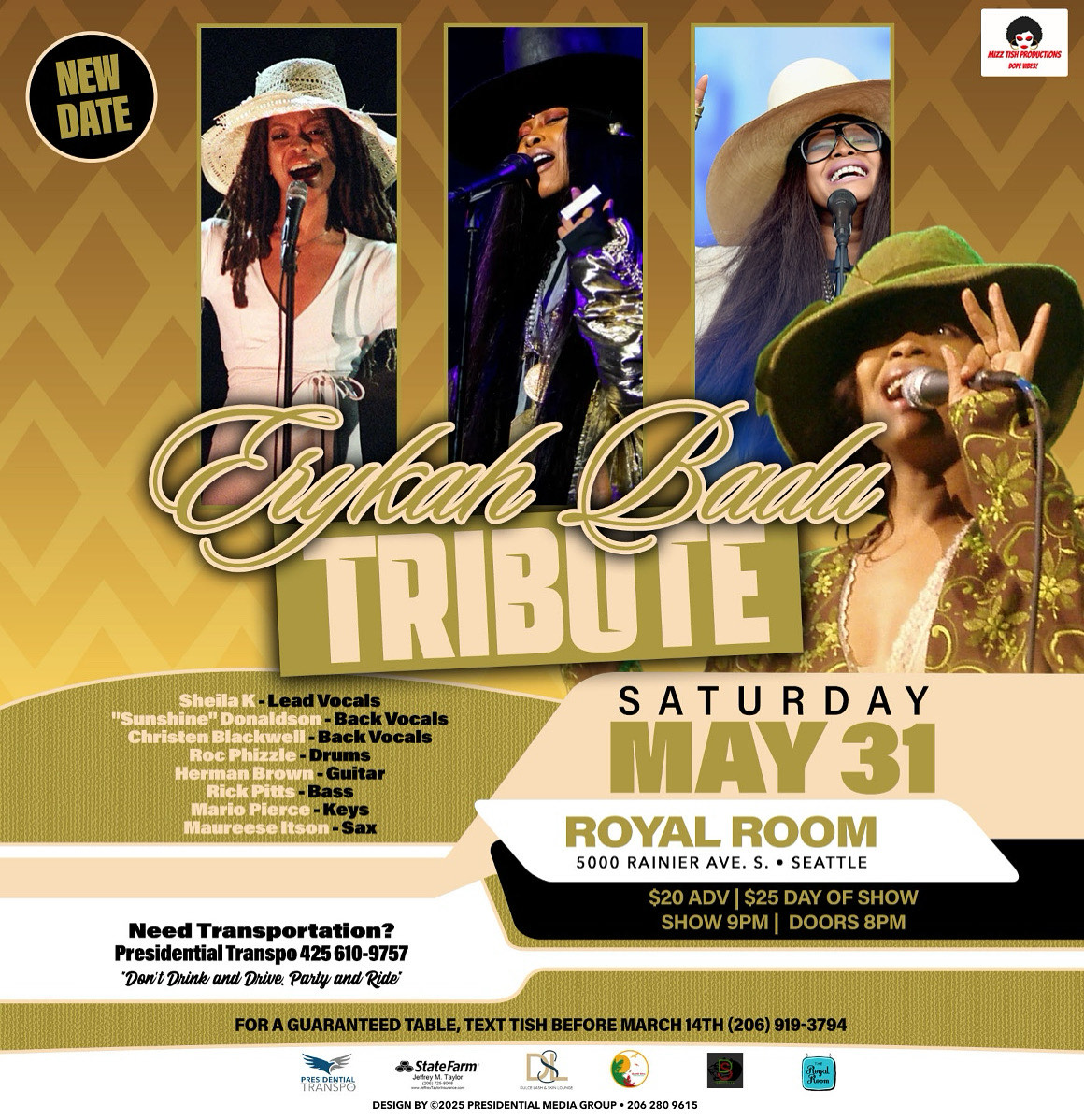 Mizz Tish Presents: Erykah Badu Tribute Night