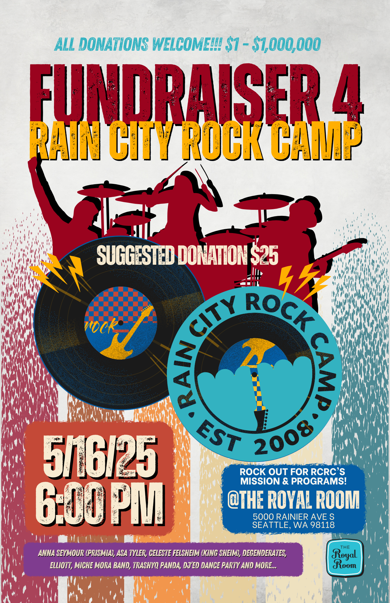 Rain City Rock Camp Flash Fundraiser