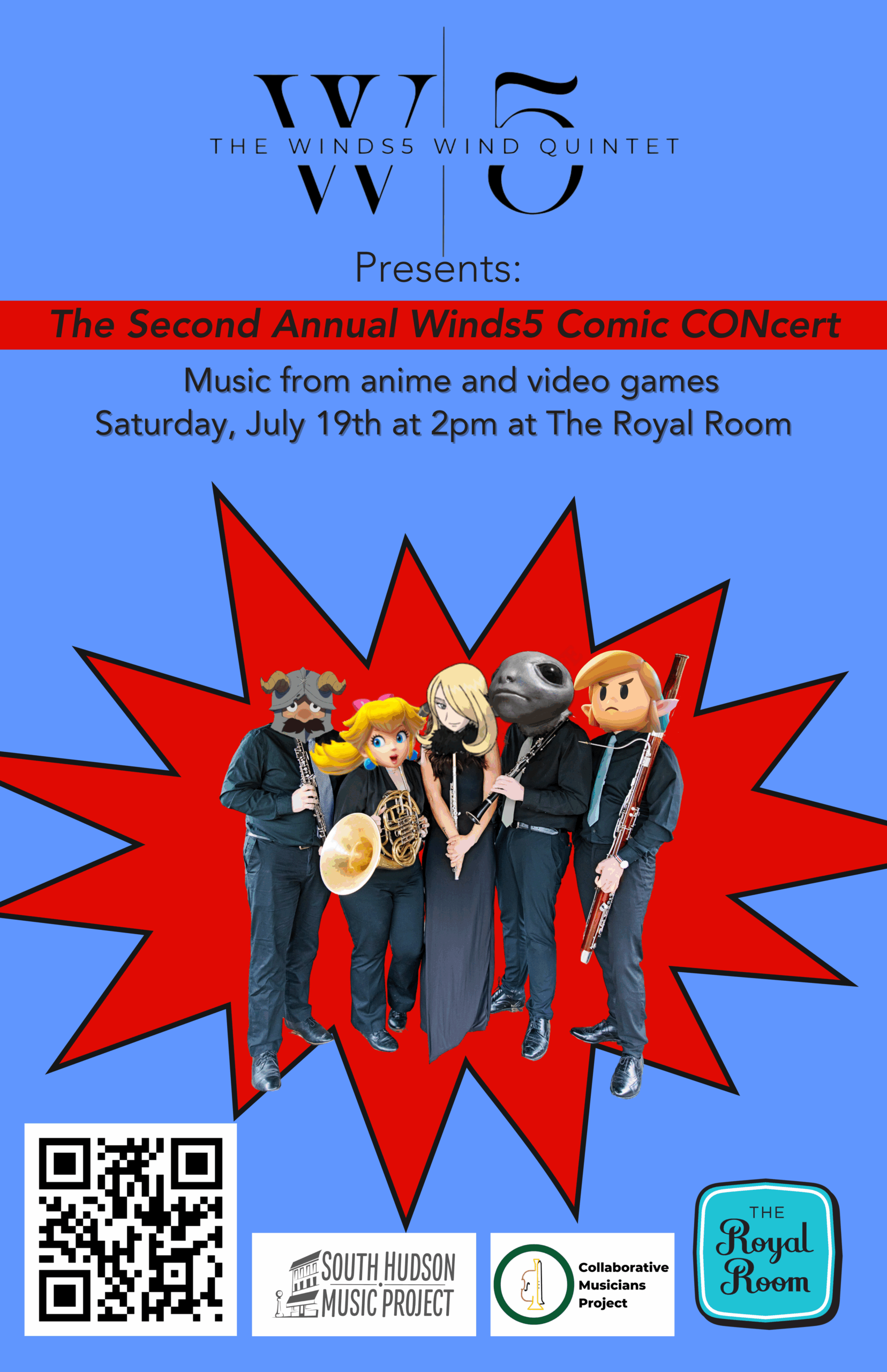 Winds5 Comic-CONcert
