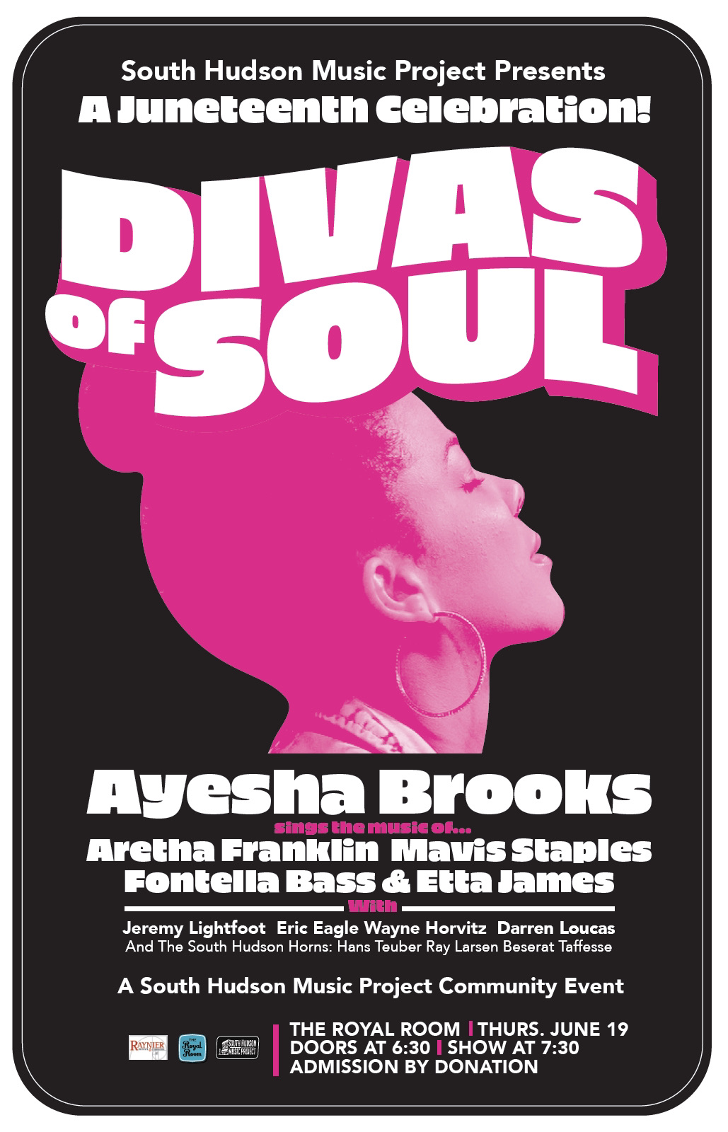 South Hudson Music Project Presents: Divas of Soul: A Juneteenth Celebration