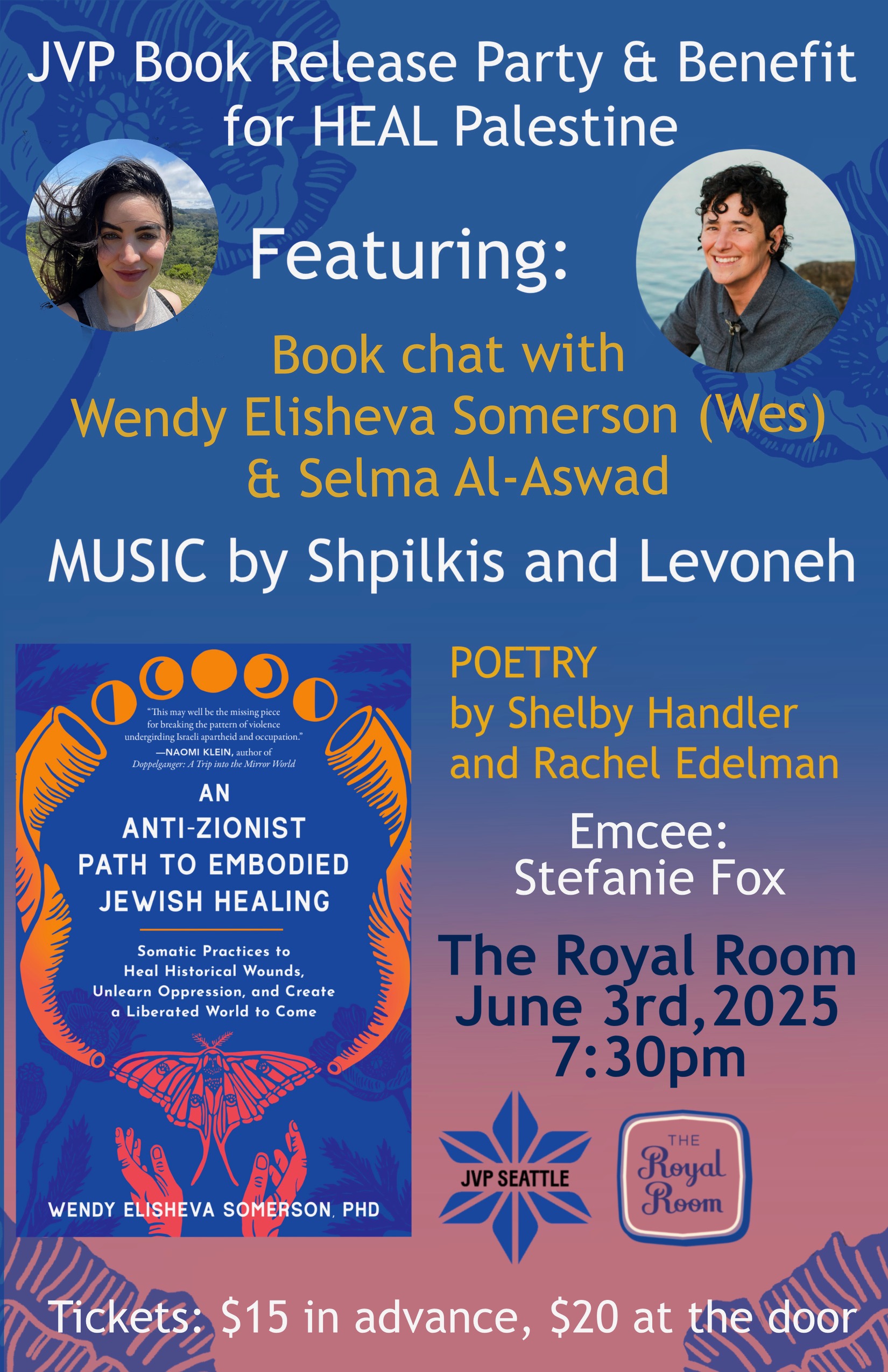 JVP Benefit for HEAL Palestine