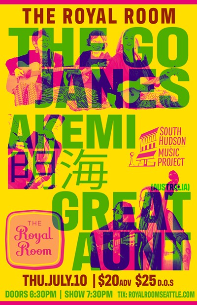 The Go Janes + Great Aunt + Akemi