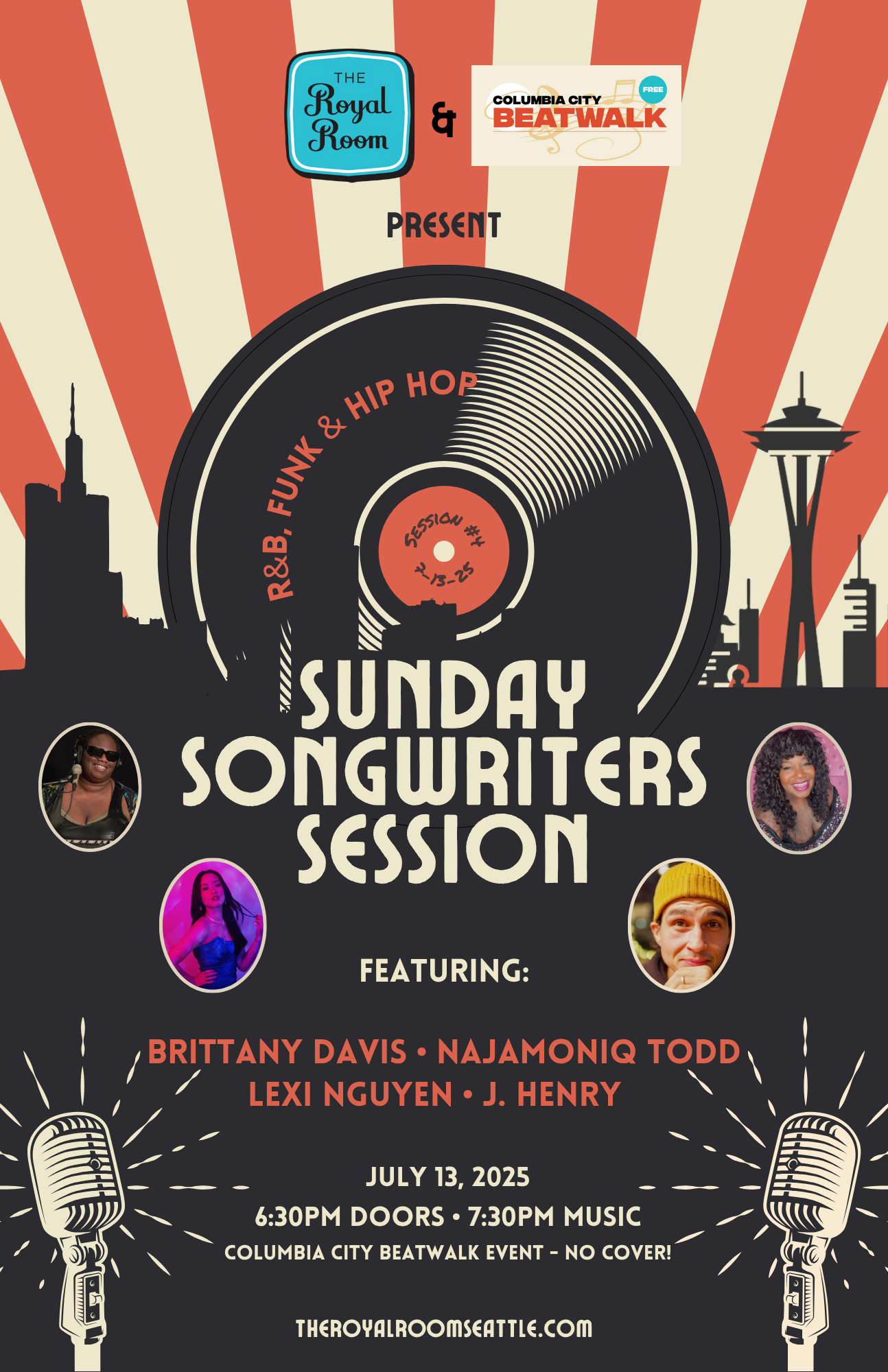 Sunday Songwriters Session: Hip-Hop/R&B/Funk Edition