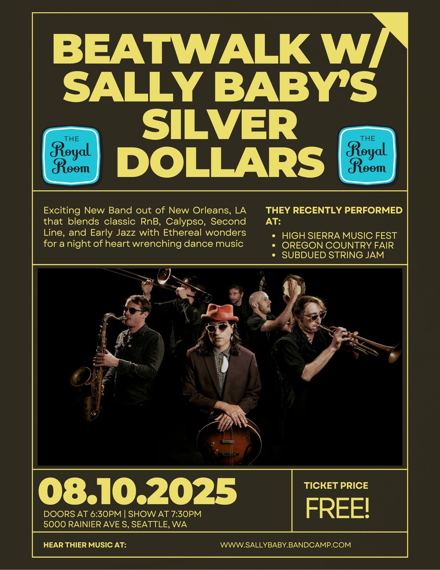 Beatwalk with Sally Baby’s Silver Dollars