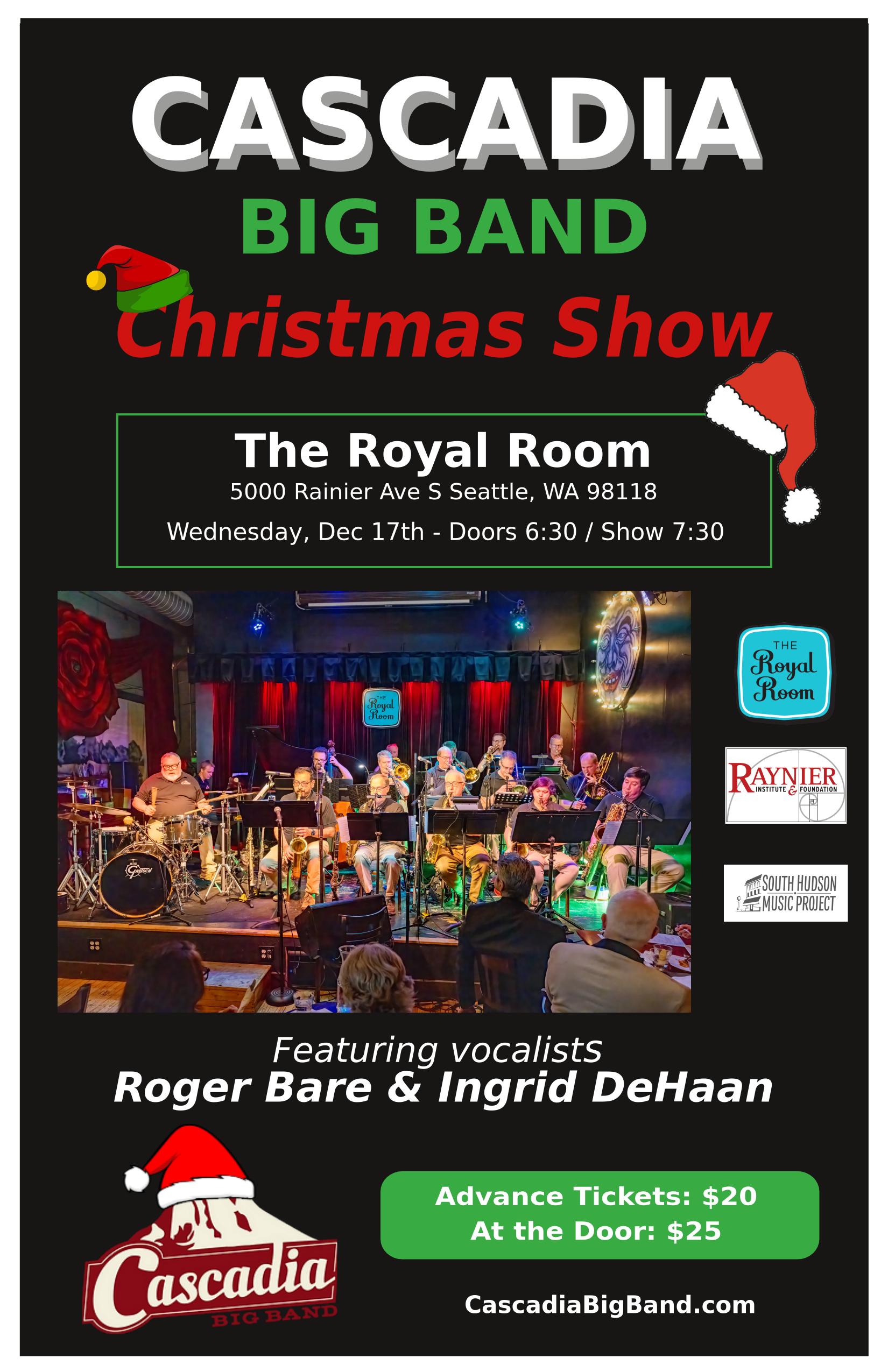 Cascadia Big Band Christmas Show
