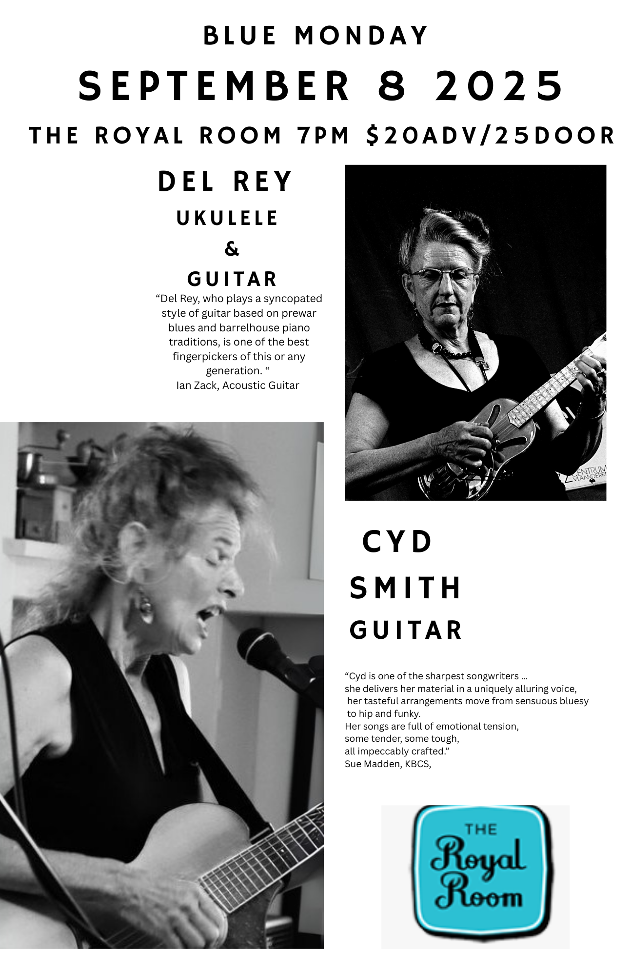 Blue Monday with Del Rey / Cyd Smith