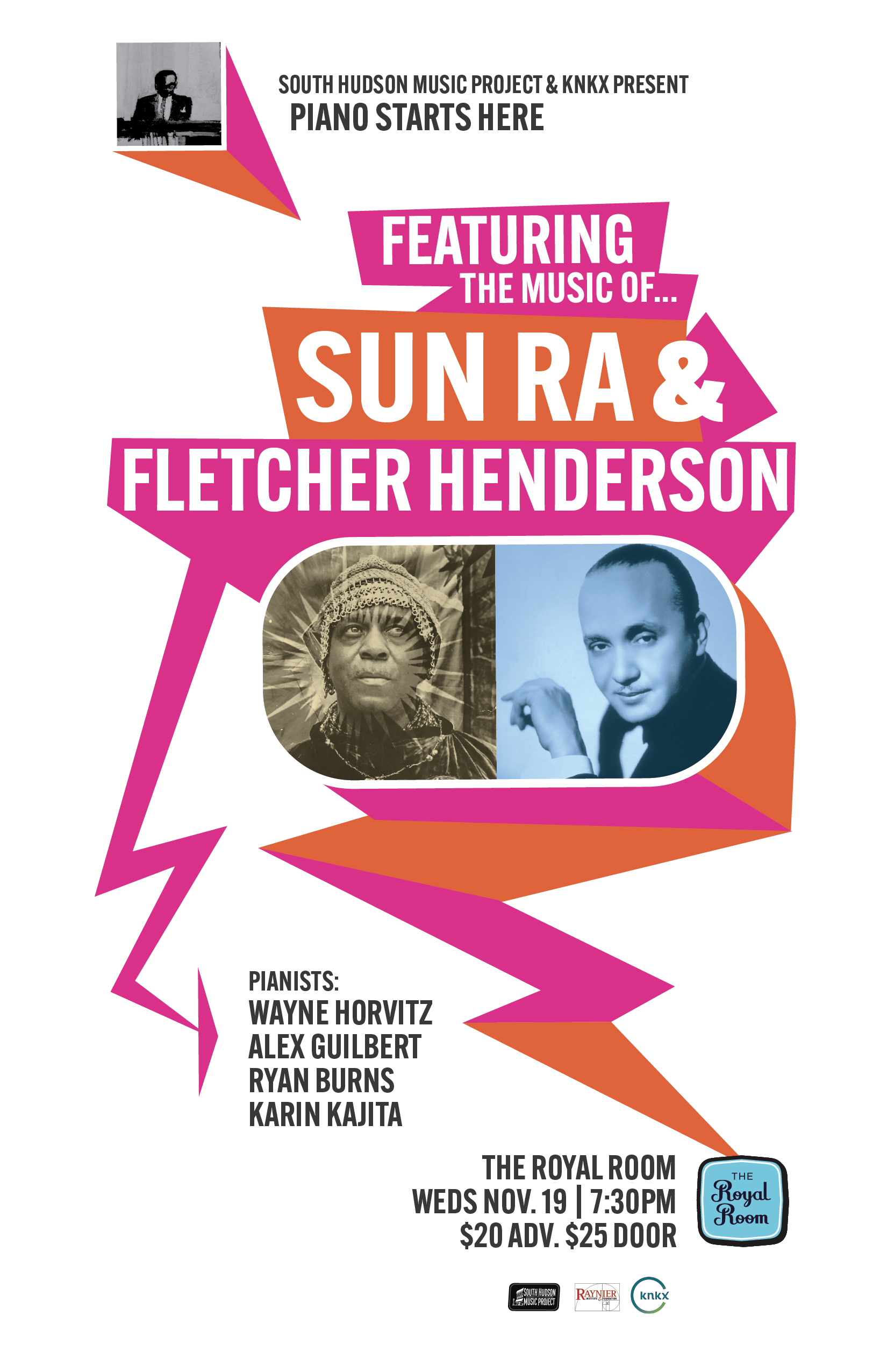 Piano Starts Here presents the music of Sun Ra/Fletcher Henderson