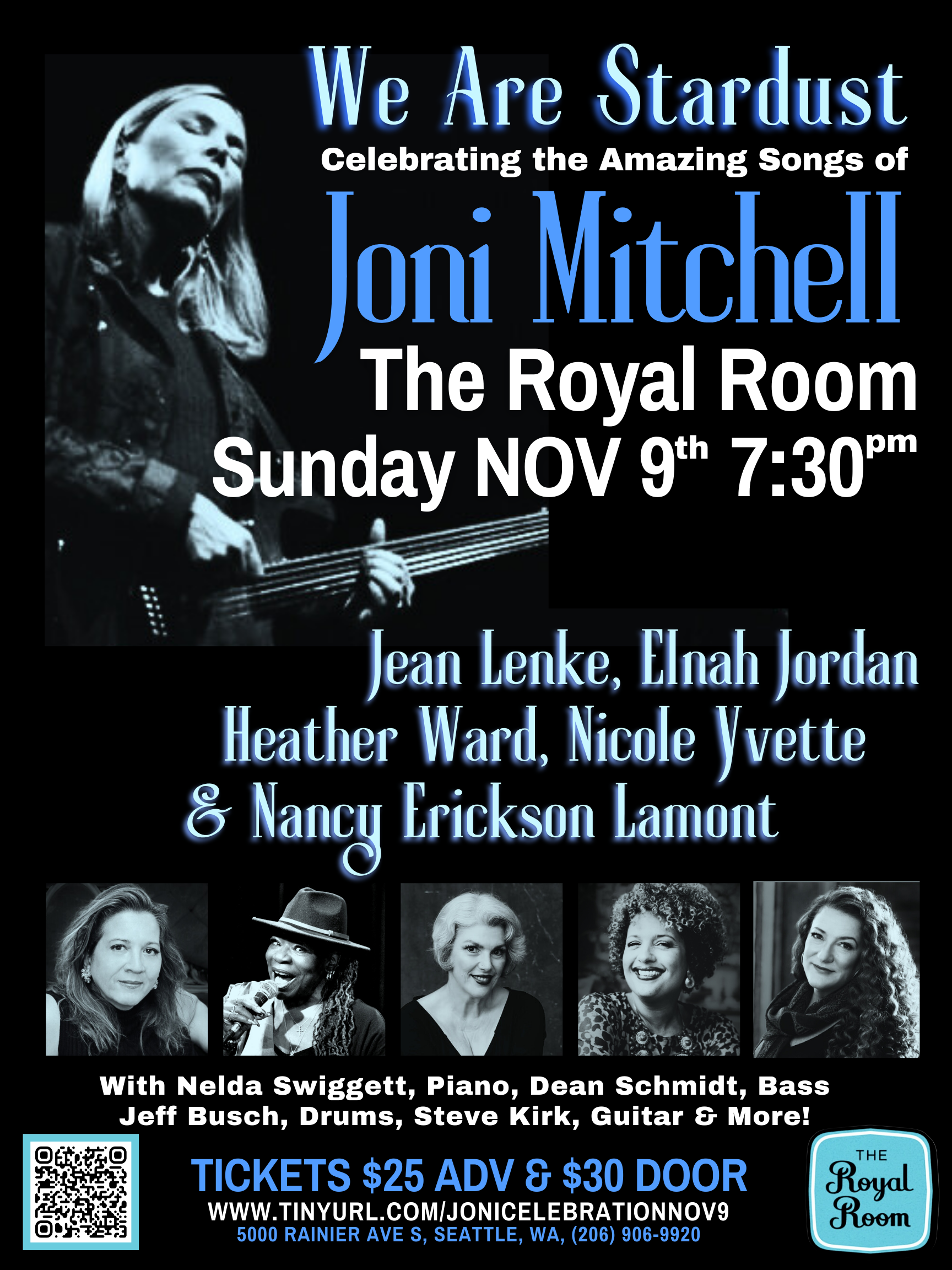 “WE ARE STARDUST” — A Birthday Celebration of Joni Mitchell