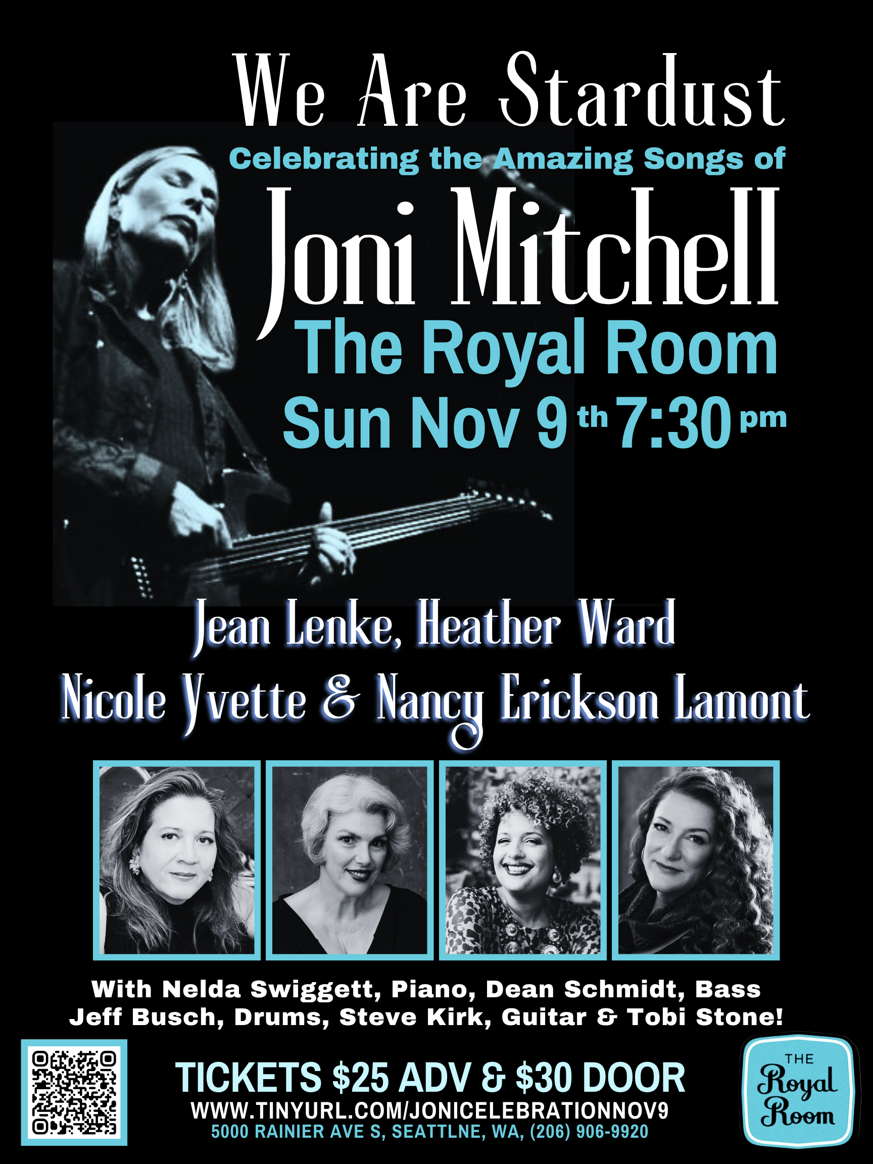 “WE ARE STARDUST” — A Birthday Celebration of Joni Mitchell