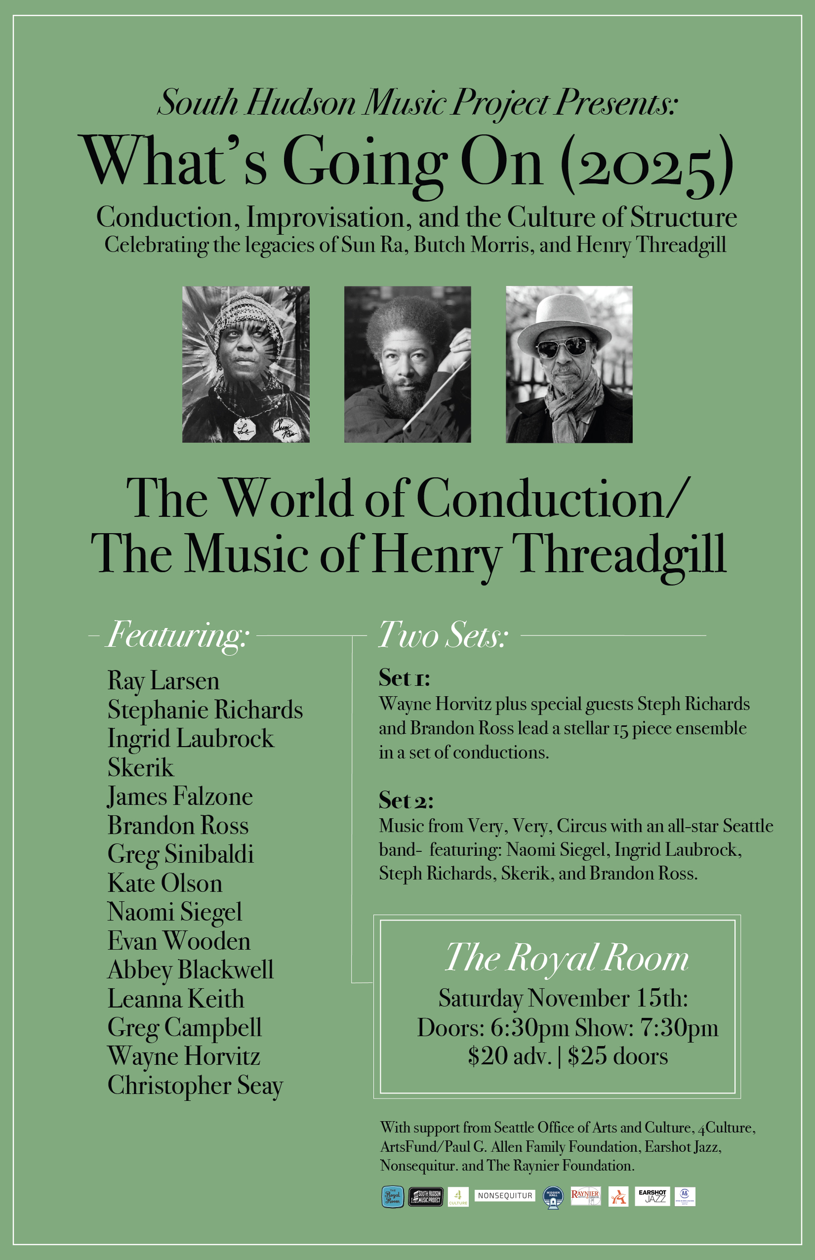 What’s Going On: The World of Conduction/The World of Henry Threadgill