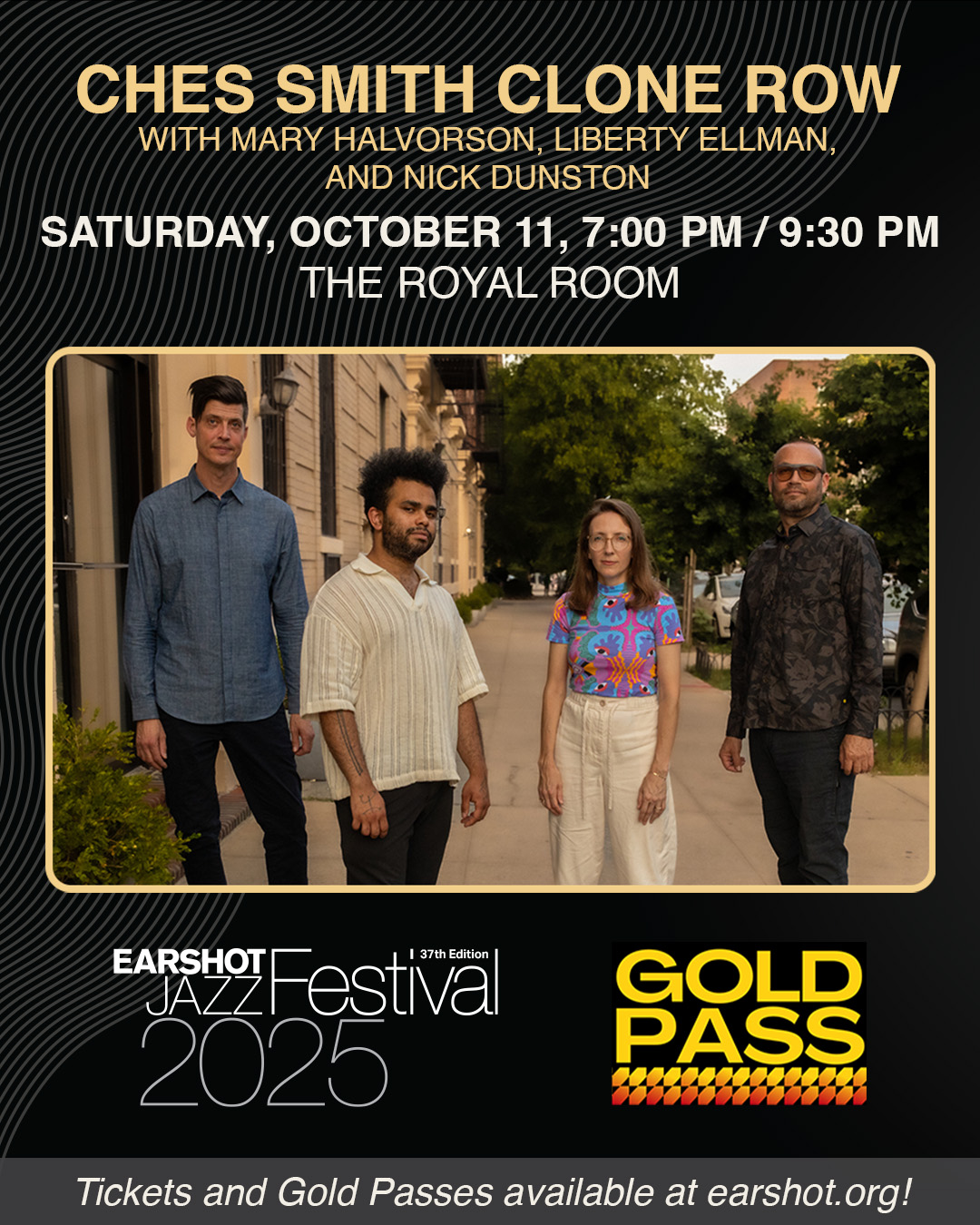 CHES SMITH CLONE ROW with Mary Halvorson, Liberty Ellman, and Nick Dunston (Early Show)