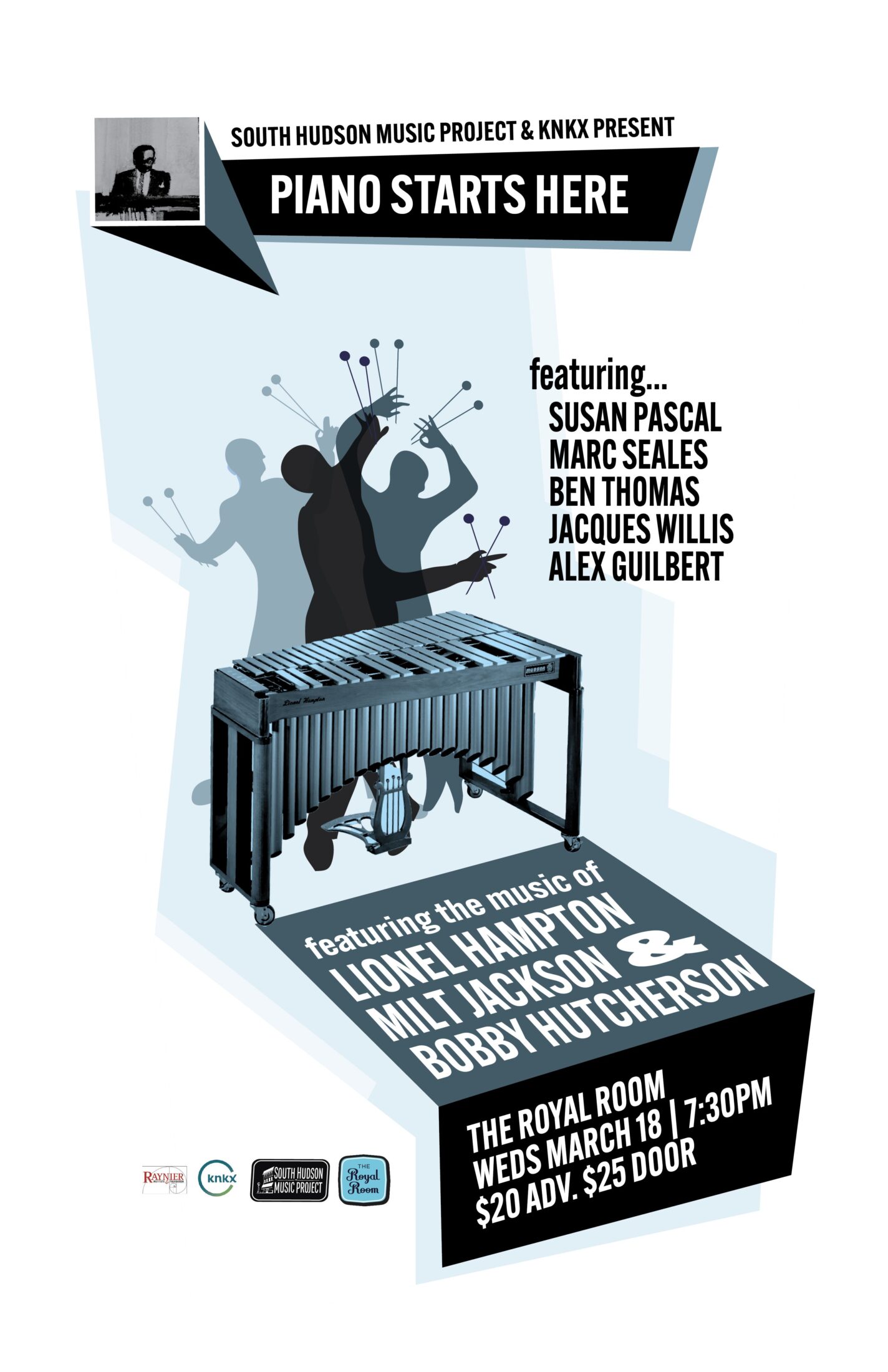 Piano Starts Here: The Music of Lionel Hampton, Milt Jackson & Bobby Hutcherson