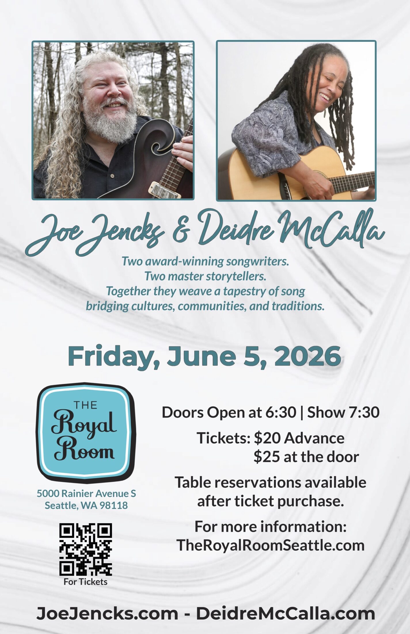 Deidre McCalla & Joe Jencks