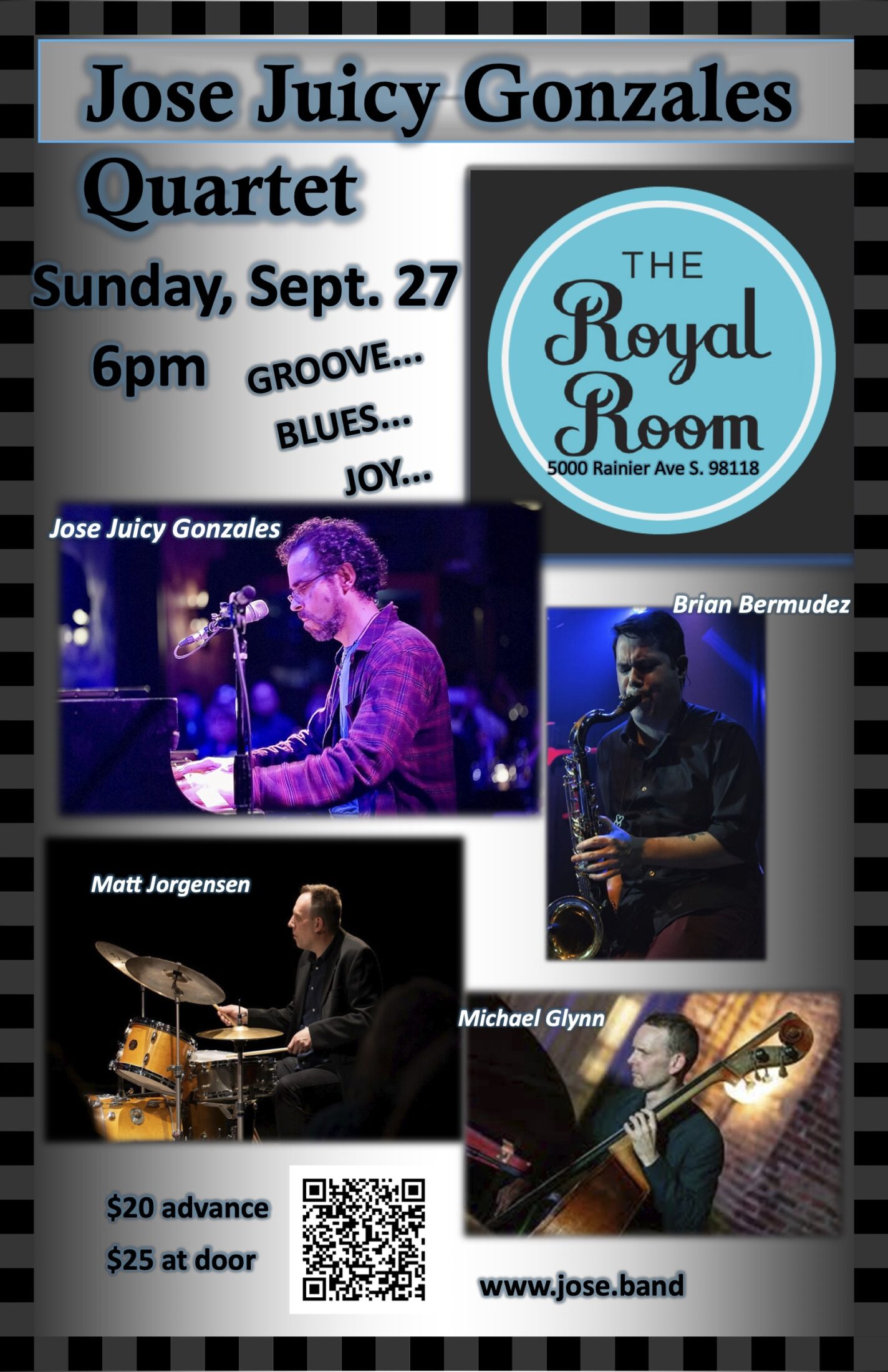 Jose “Juicy” Gonzales Quartet