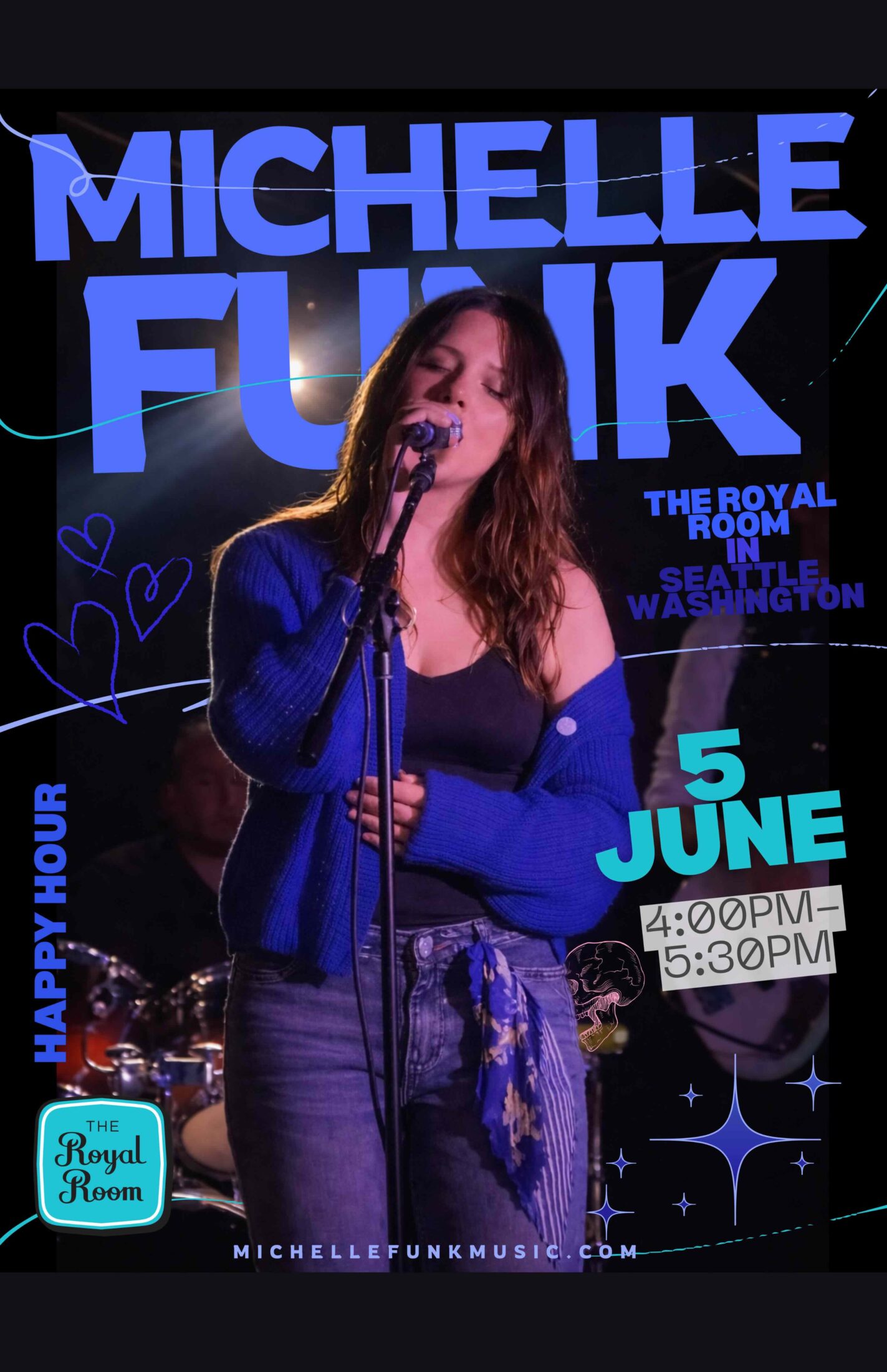 Michelle Funk plays Happy Hour