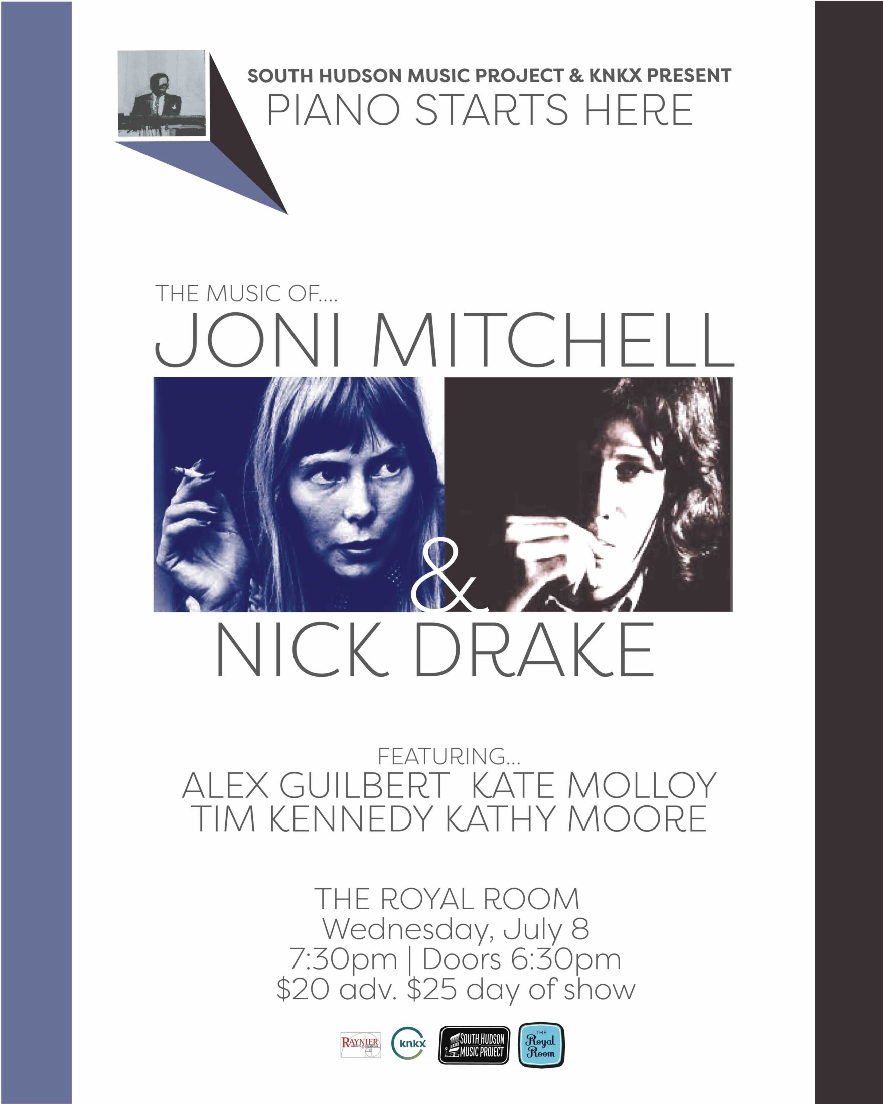Piano Starts Here: The music of Joni Mitchell & Nick Drake