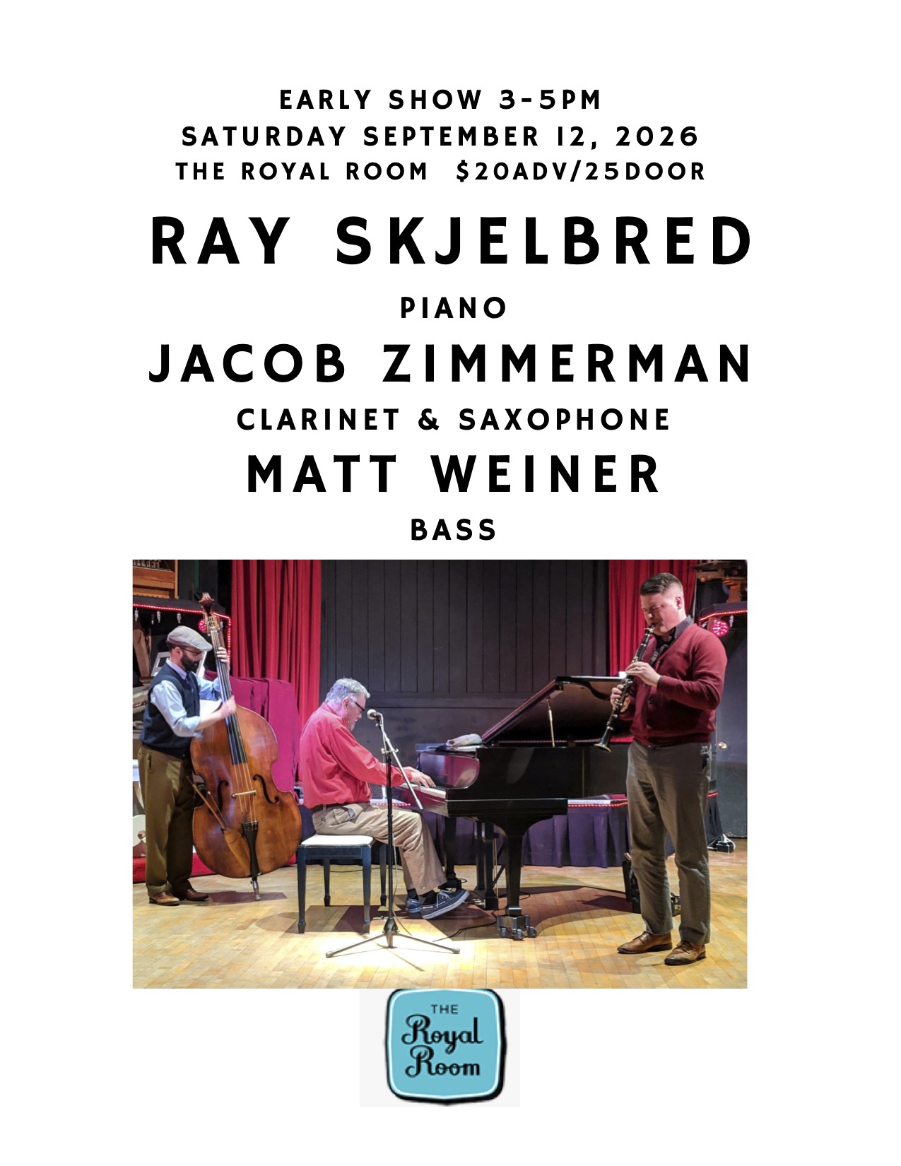 Ray Skjelbred Trio (matinee)