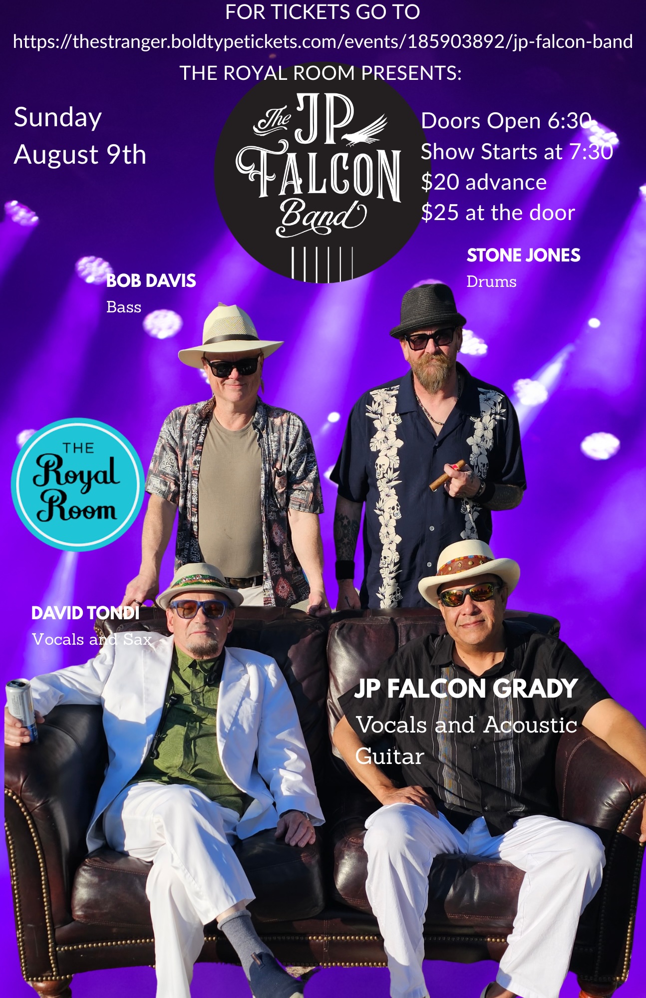 JP Falcon Band Live at the Royal Room Seattle