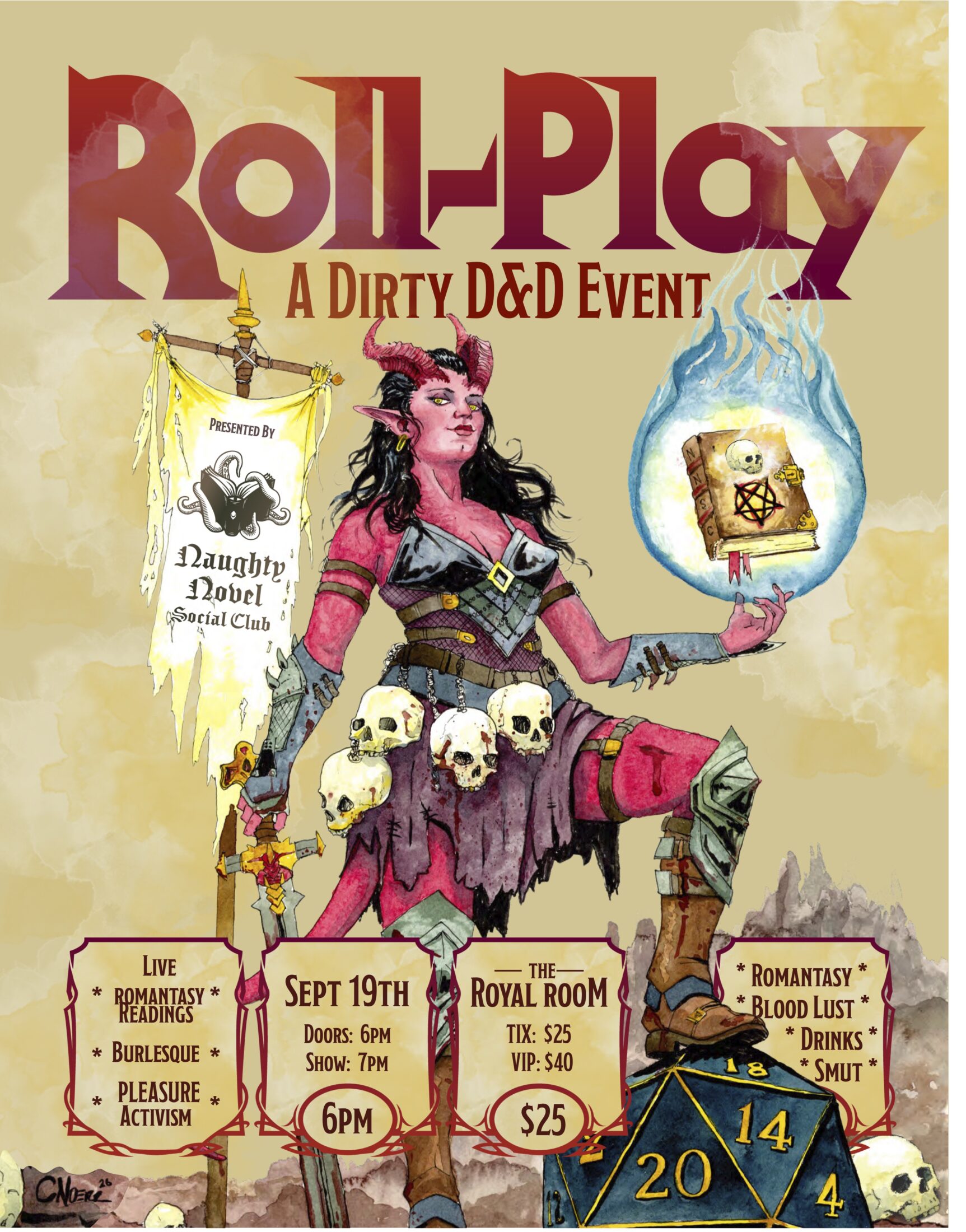 Roll Play: A D&D-themed adventure with the Novel Social Club