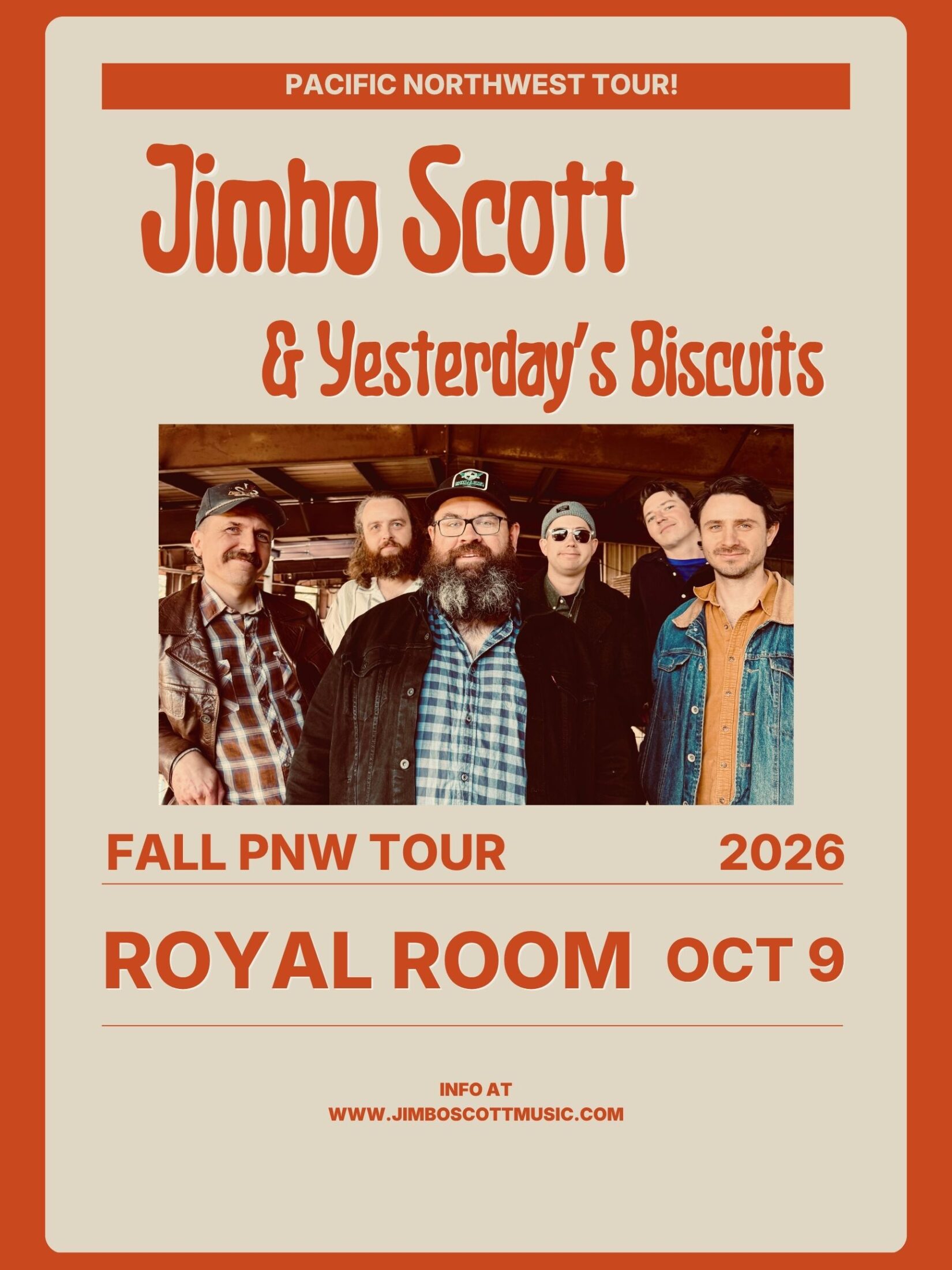 Jimbo Scott & Yesterday's Biscuits at The Royal Room