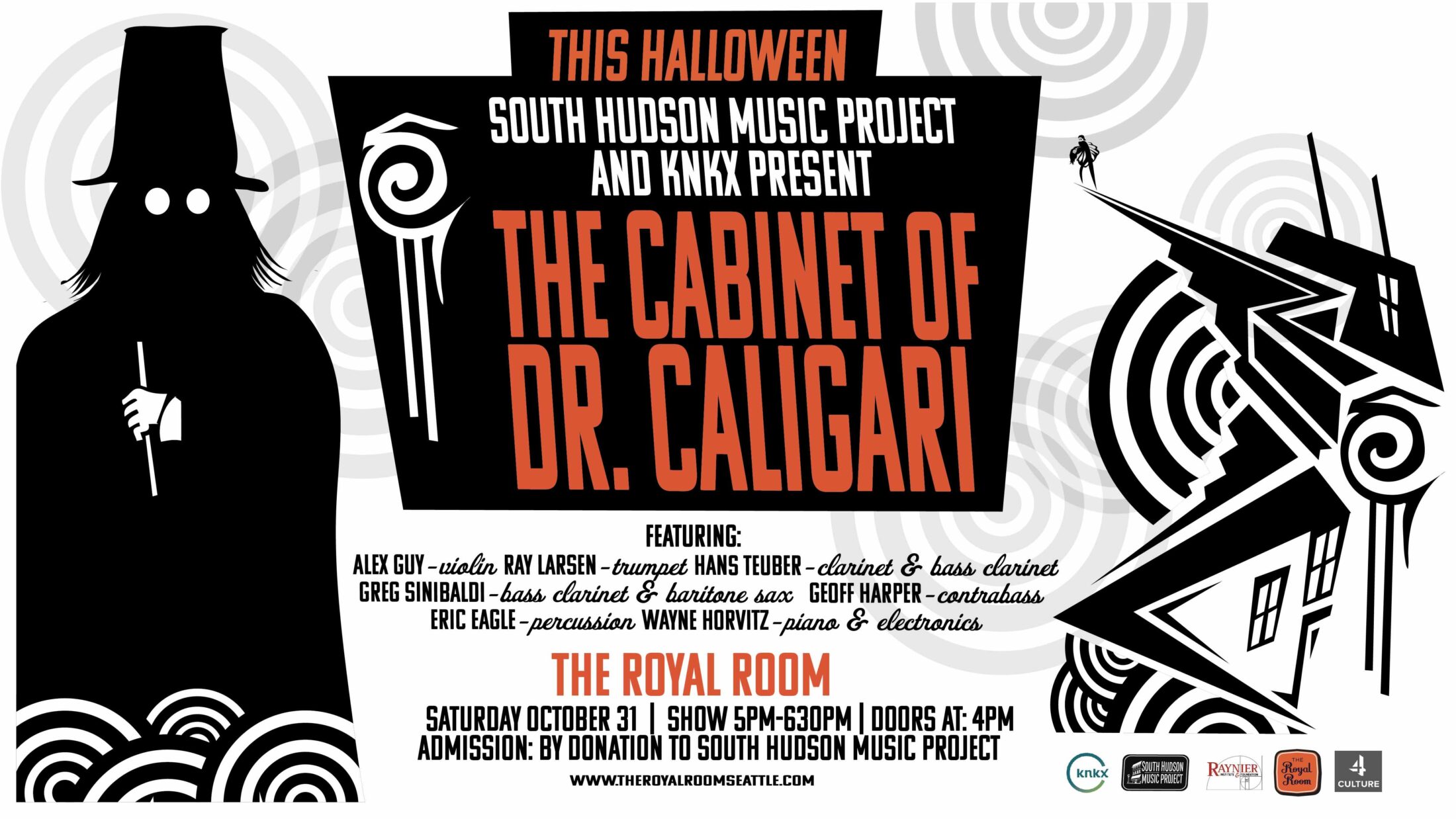 South Hudson Music Project and KNKX Present: The Cabinet of Dr Caligari