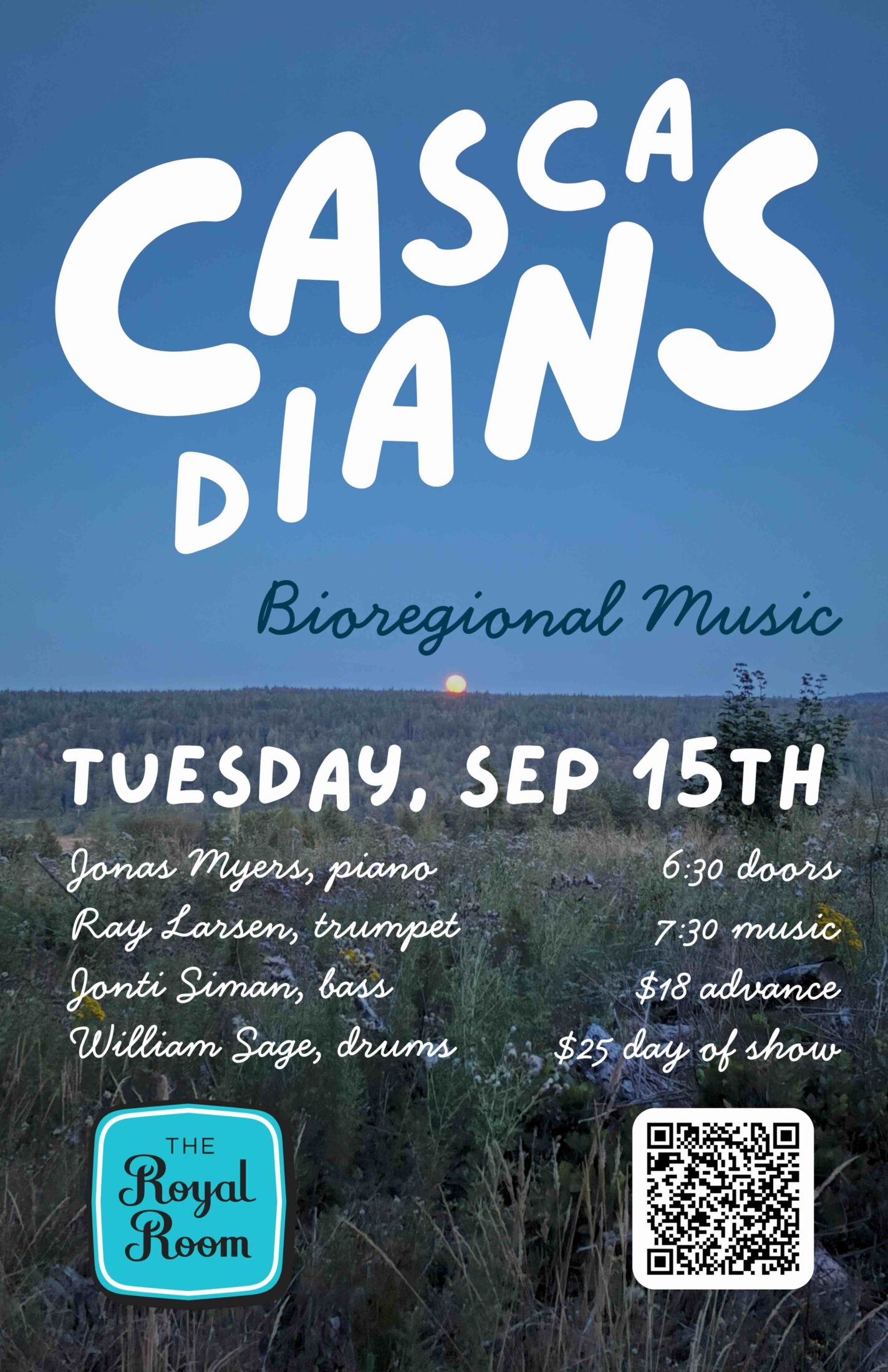 CASCADIANS: Bioregional Music at The Royal Room