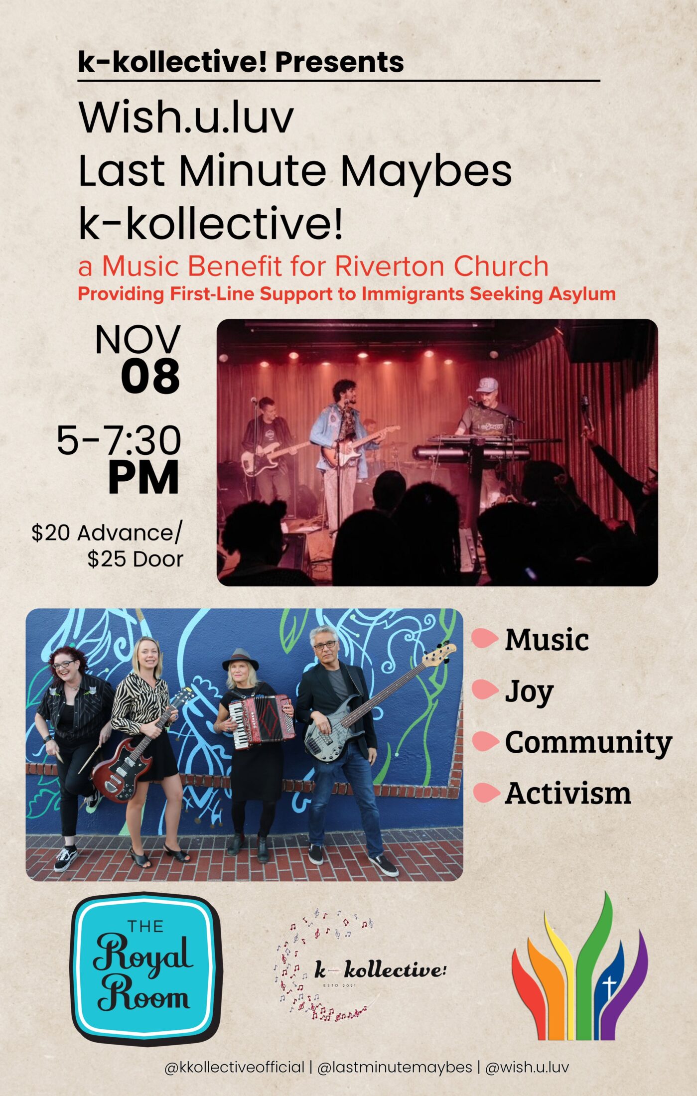 k-kollective! Presents A Music Benefit for Riverton Church